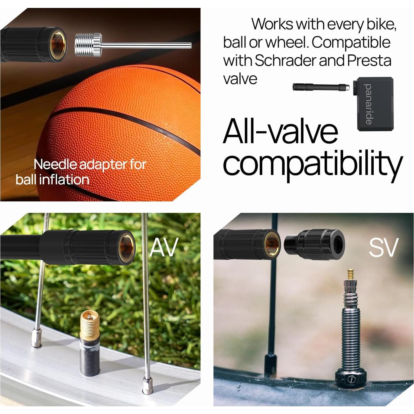 Mini Bomba Eléctrica para Bicicleta Panaride Air Nano 120 PSI