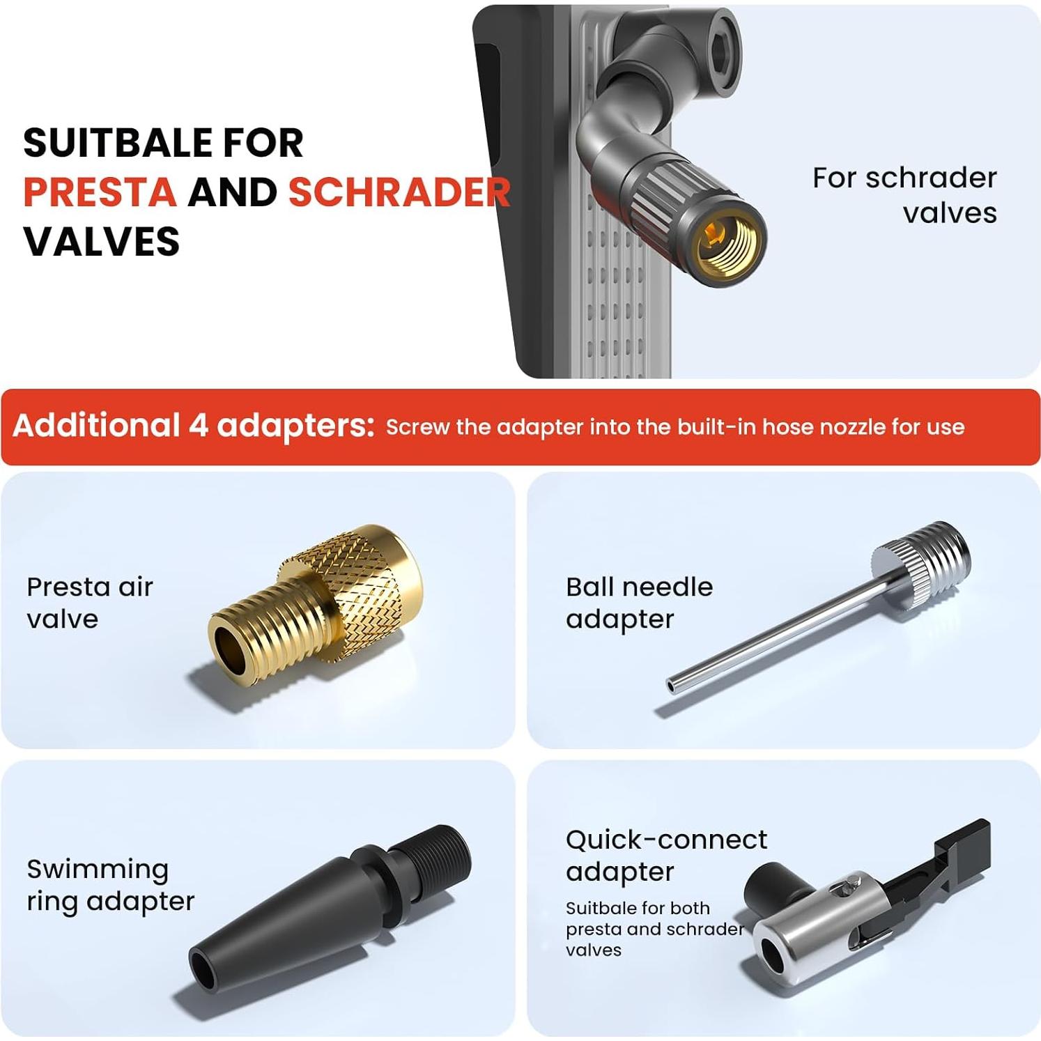 Bomba de Neumáticos Eléctrica SAILHAPI WK-BL01 150PSI