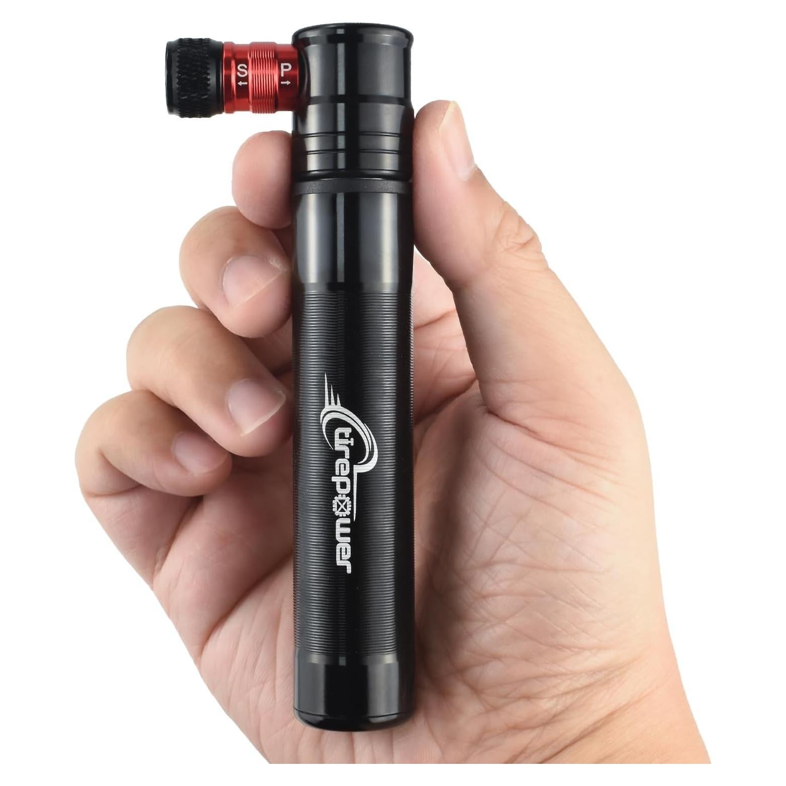 Mini bomba de bicicleta Ctrepower 811SP-AT 90 PSI aluminio