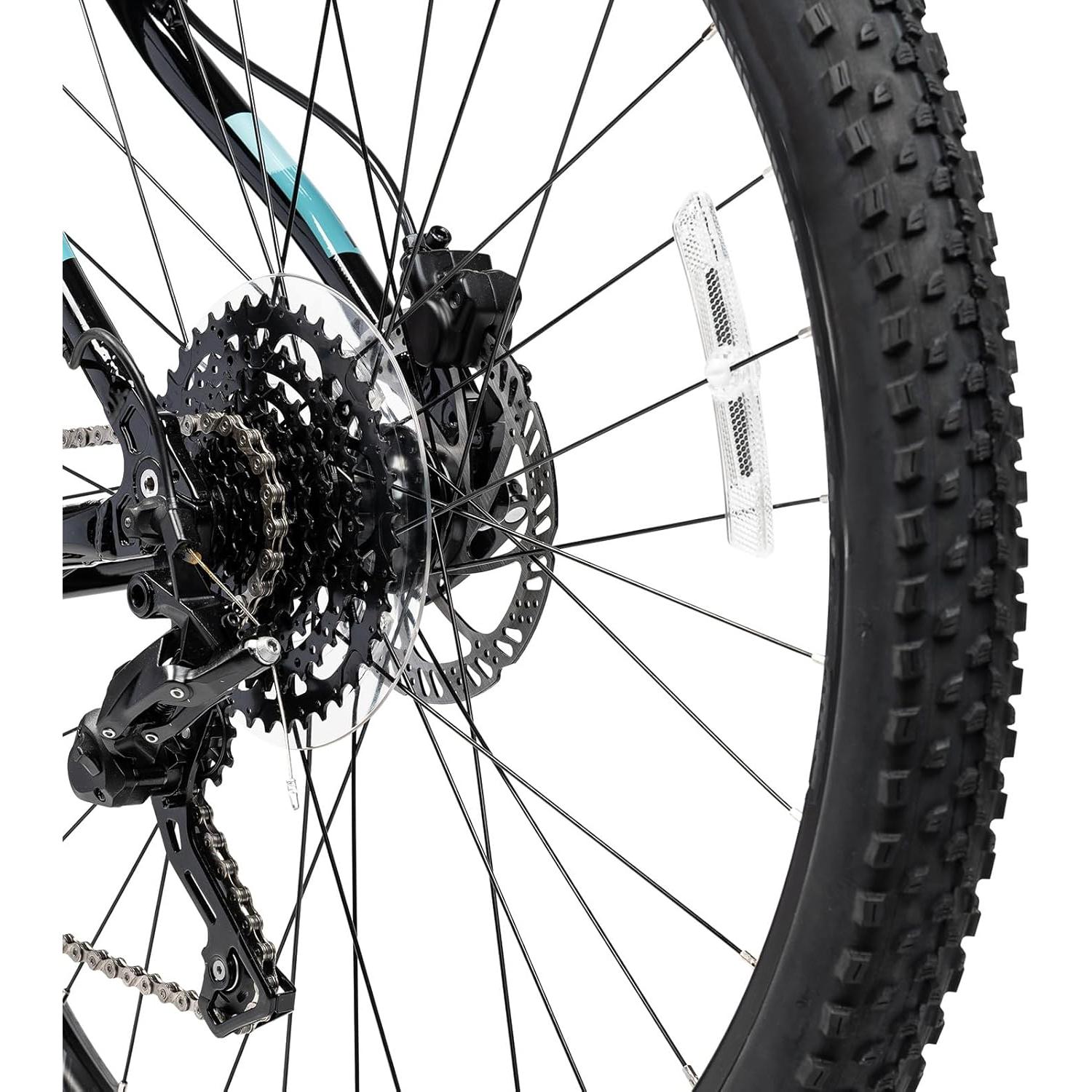 Kit de Reflectores de Bicicleta FdcZeyxior 6 Piezas ABS