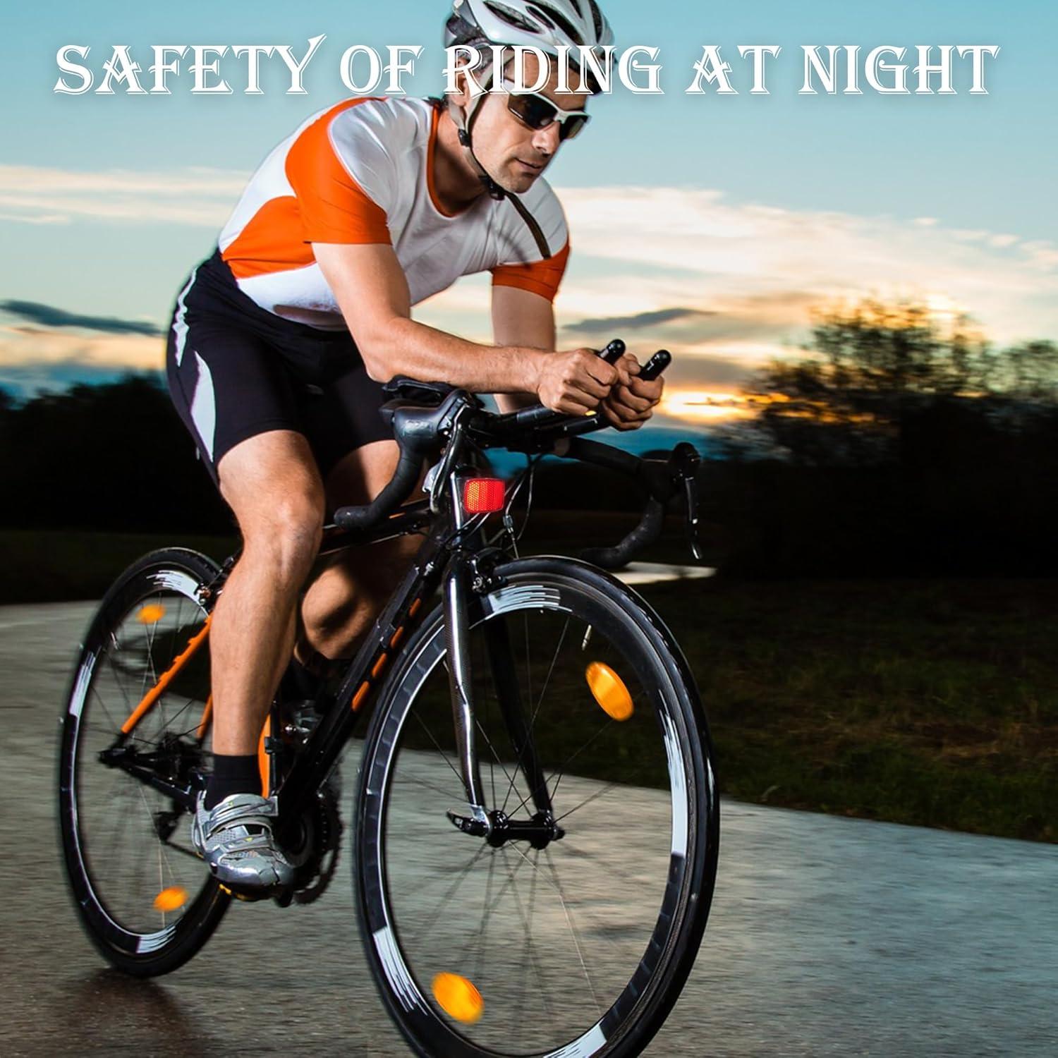 Reflectores de Bicicleta Juxiamal Jus-4413F33 6 Pcs Seguridad