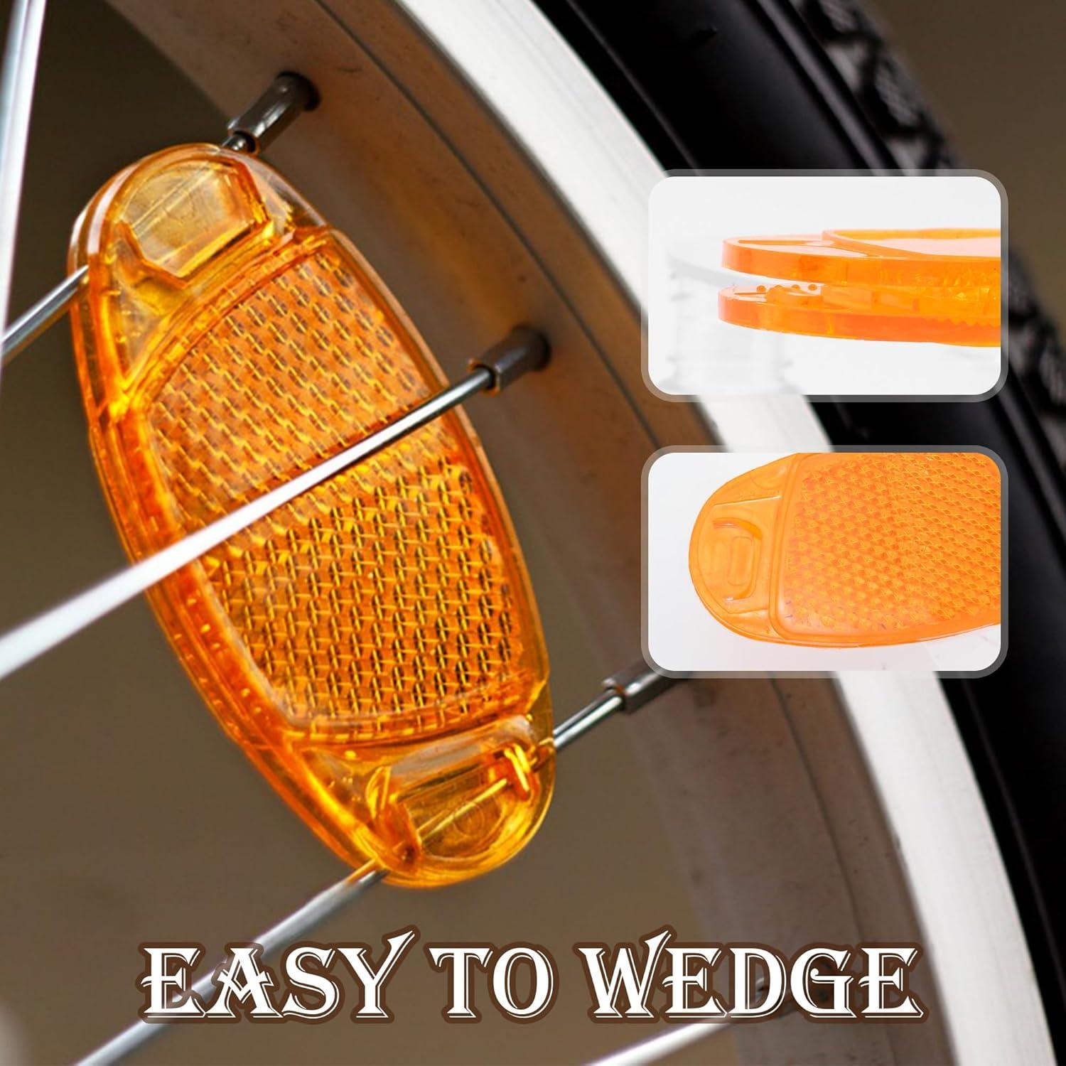 Reflectores de Bicicleta Juxiamal Jus-4413F33 6 Pcs Seguridad