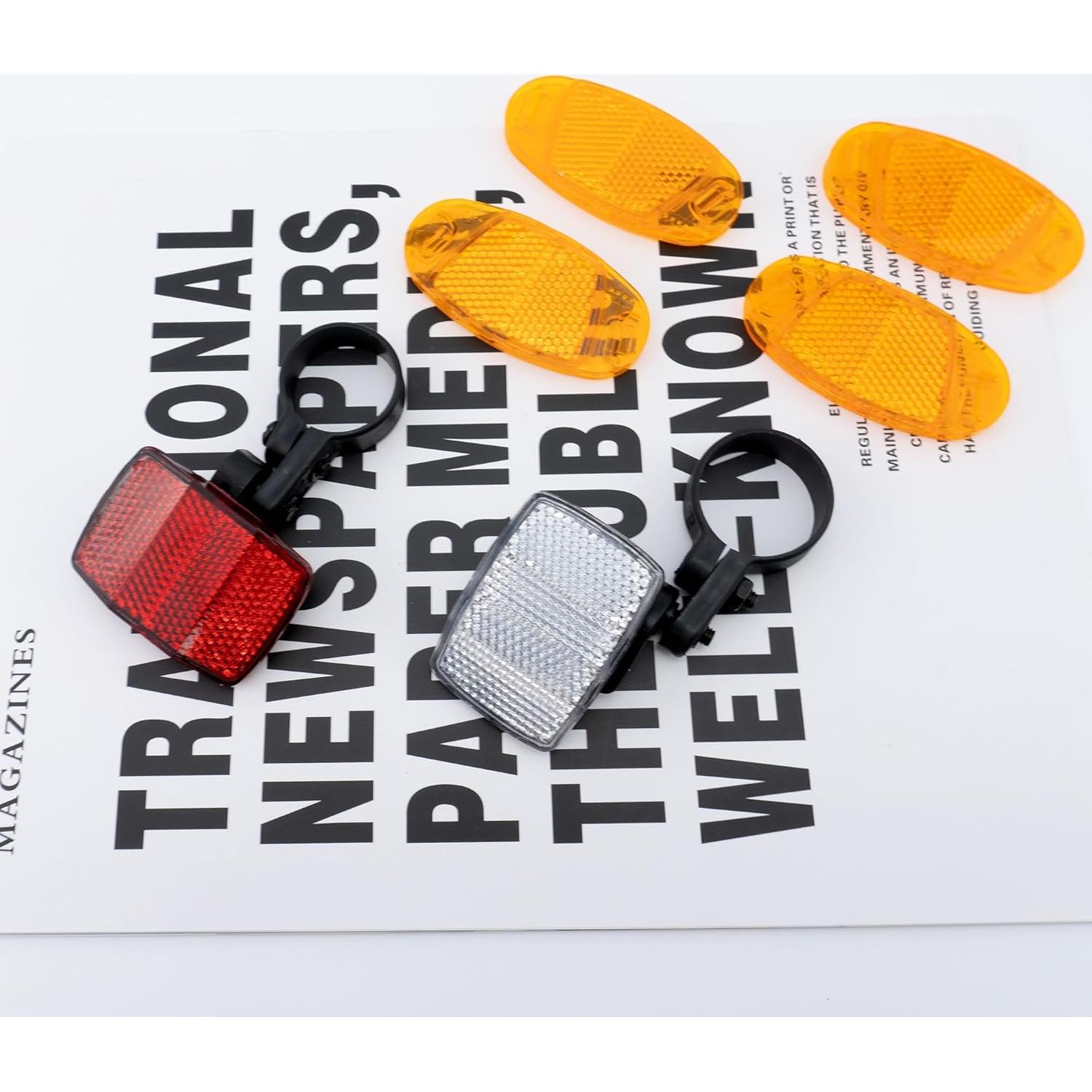 Reflectores de Bicicleta Juxiamal Jus-4413F33 6 Pcs Seguridad