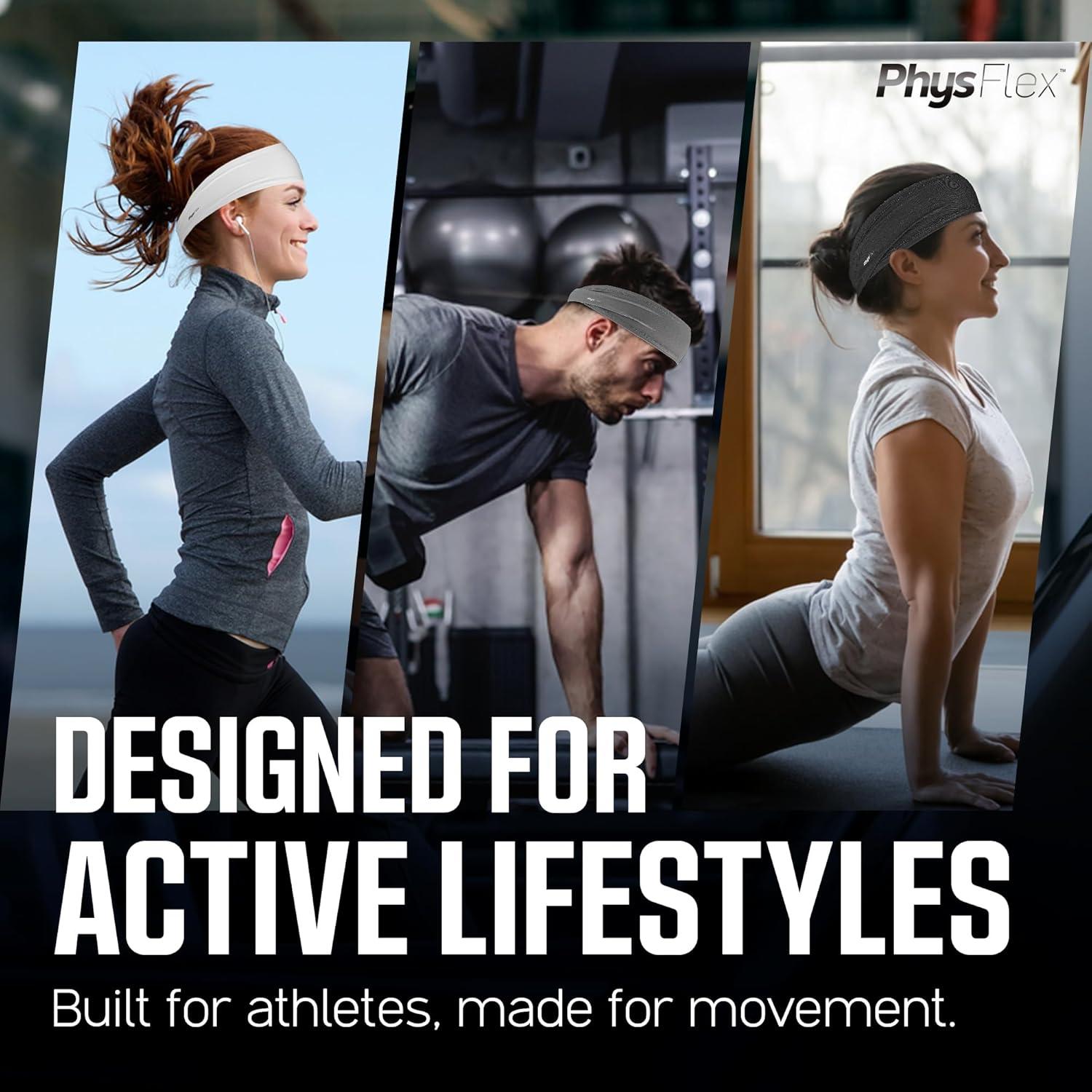 Cintas para la cabeza deportivas PhysFlex PF-SHB - 5 unidades