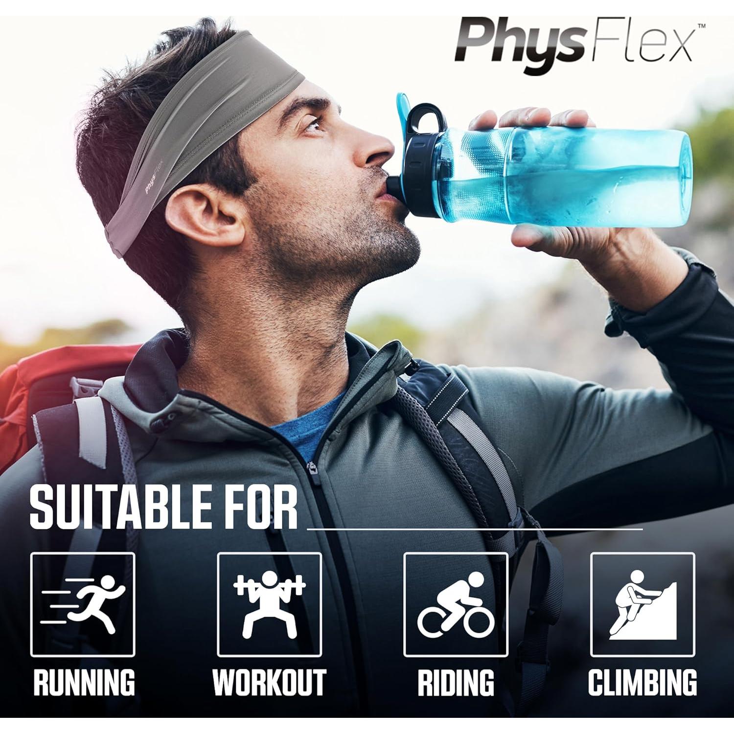 Cintas para la cabeza deportivas PhysFlex PF-SHB - 5 unidades