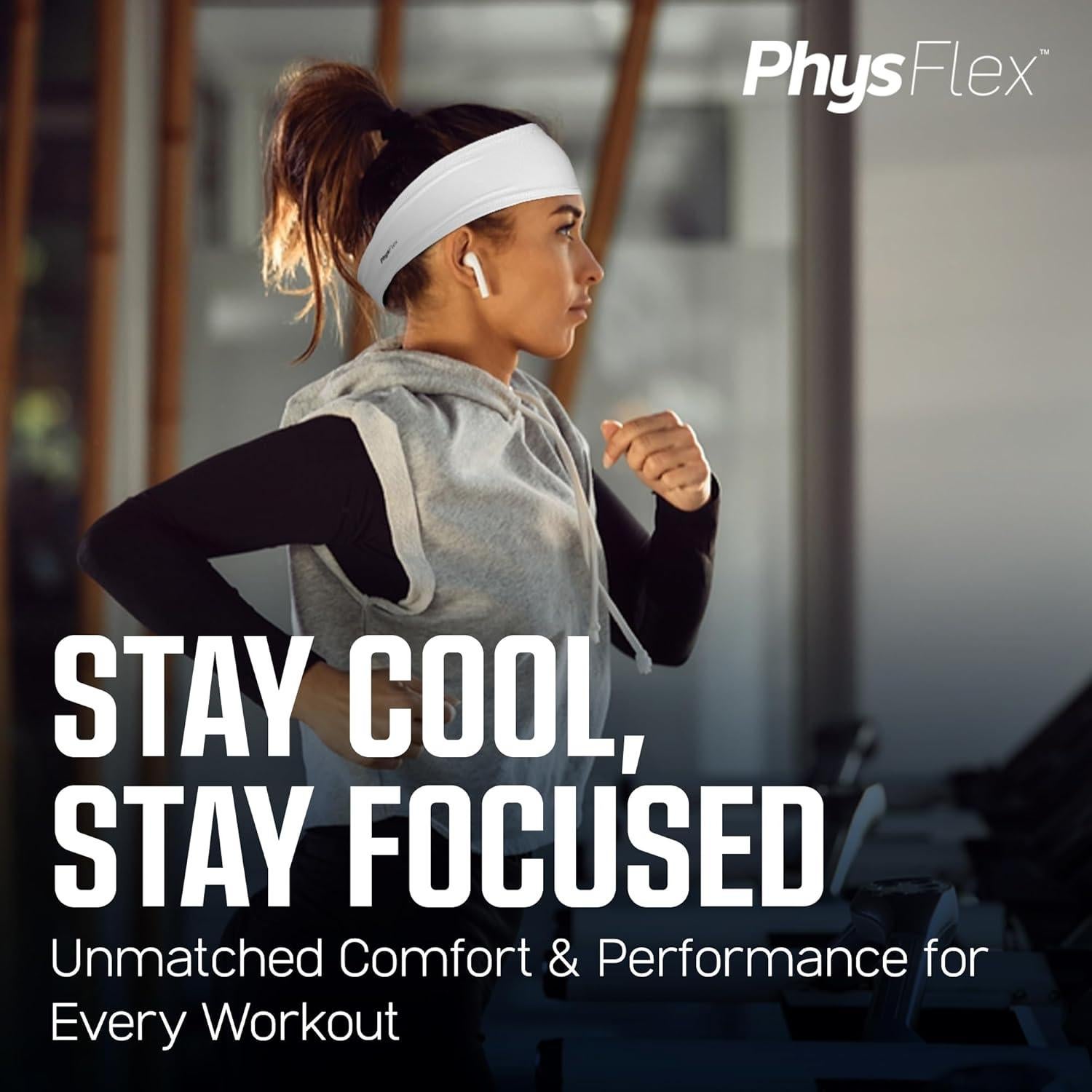 Cintas para la cabeza deportivas PhysFlex PF-SHB - 5 unidades