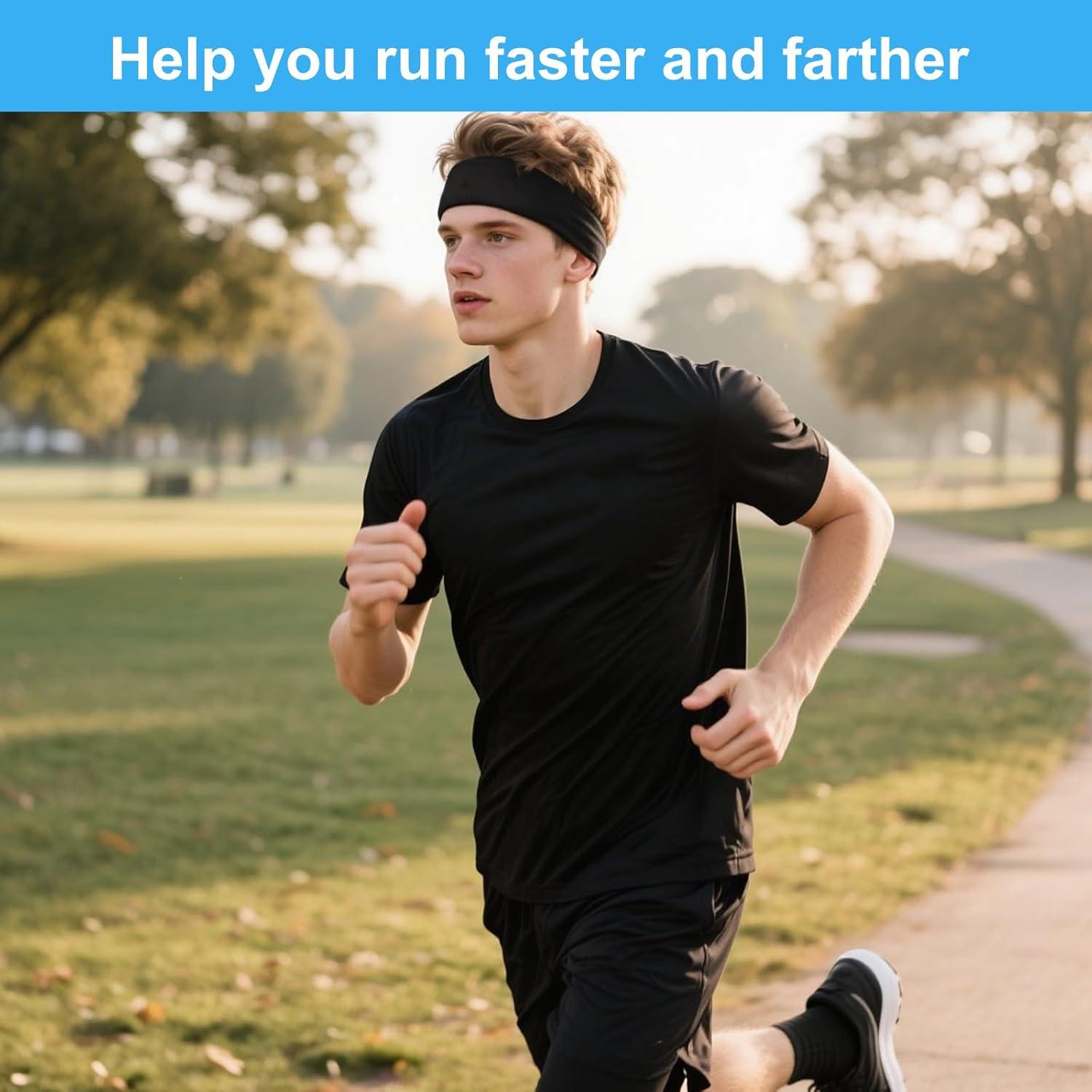 8 Cintas Deportivas Bneykrir para Hombres - Absorbentes y Cómodas