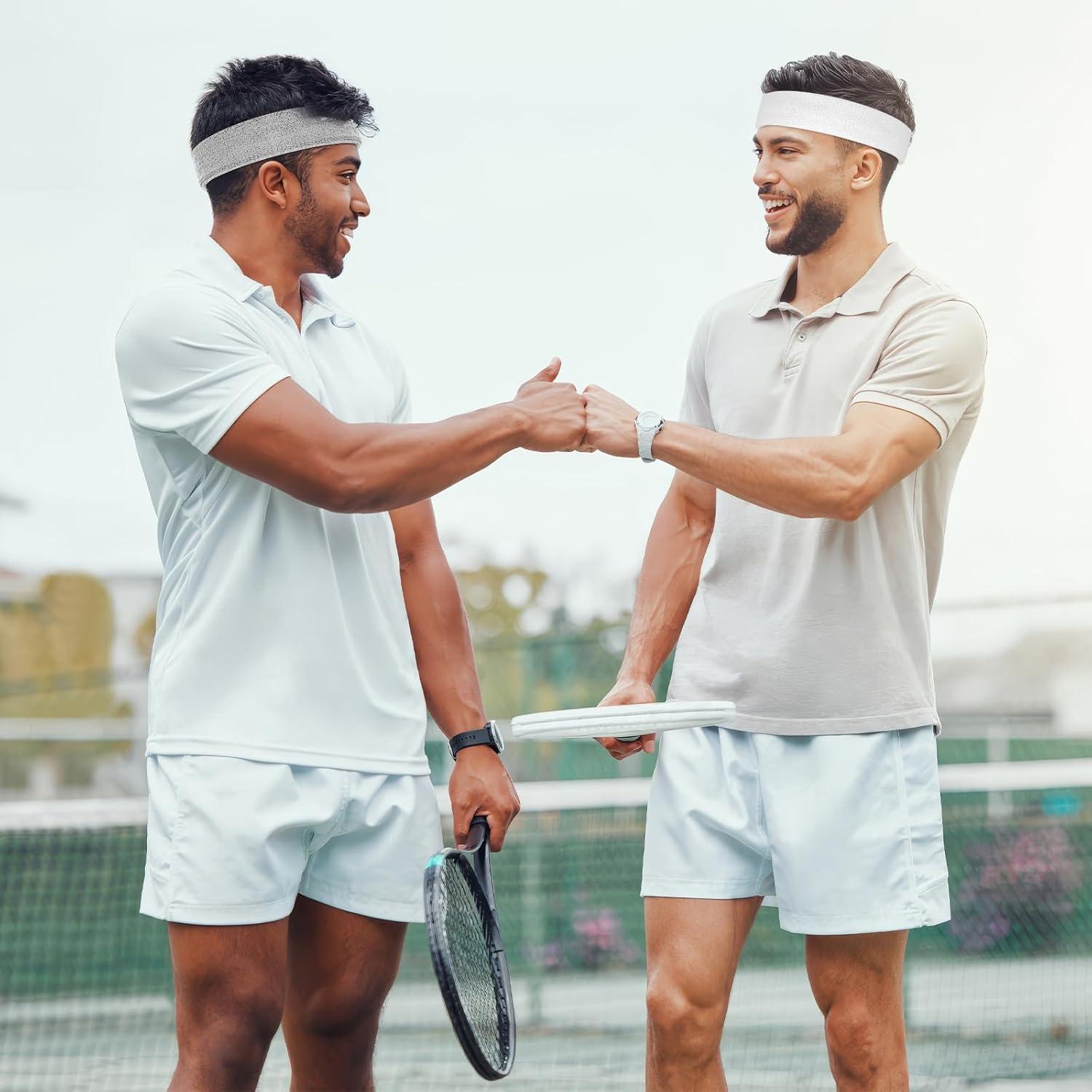 Paquete de 4 bandas de sudor PEASUG para deporte unisex