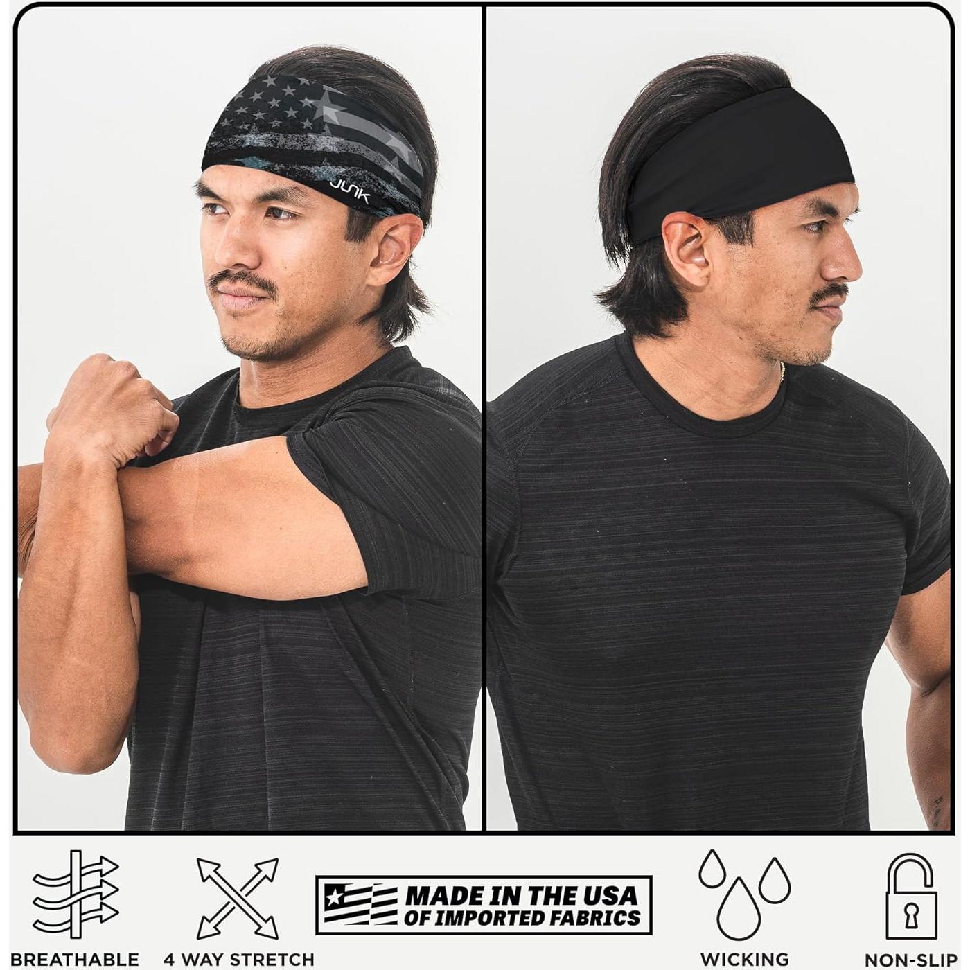 Banda para la Cabeza JUNK Brands Big Bang Lite - Antideslizante, Transpirable, Unisex