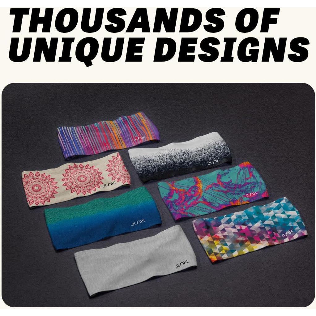 Banda para la Cabeza JUNK Brands Big Bang Lite - Antideslizante, Transpirable, Unisex