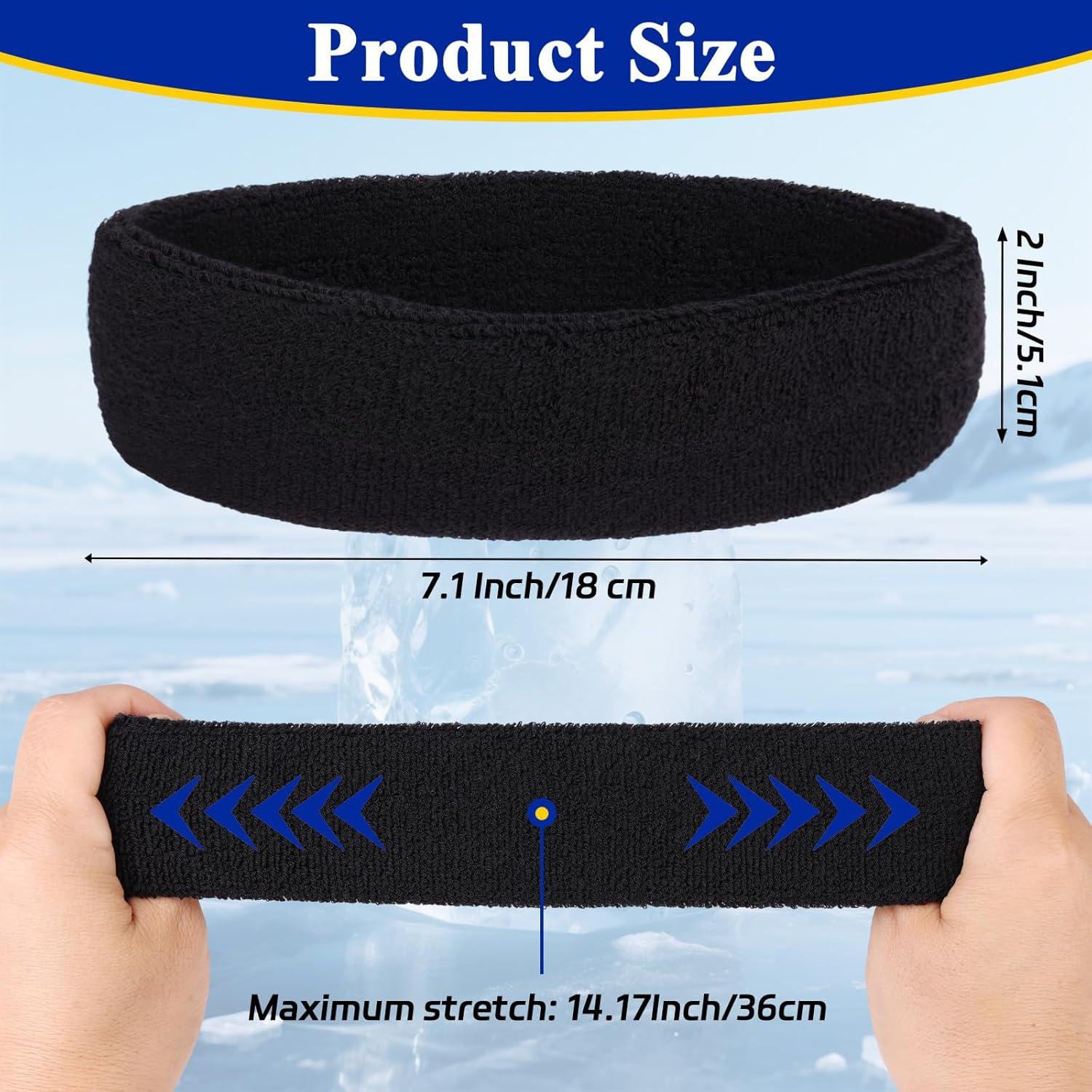 Cinta para la cabeza deportiva XTREND unisex absorbente 5.08 cm