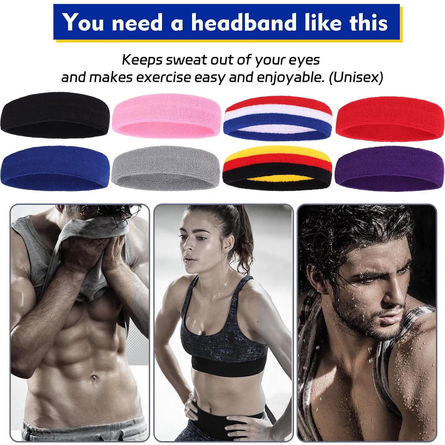 Cinta para la cabeza deportiva XTREND unisex absorbente 5.08 cm