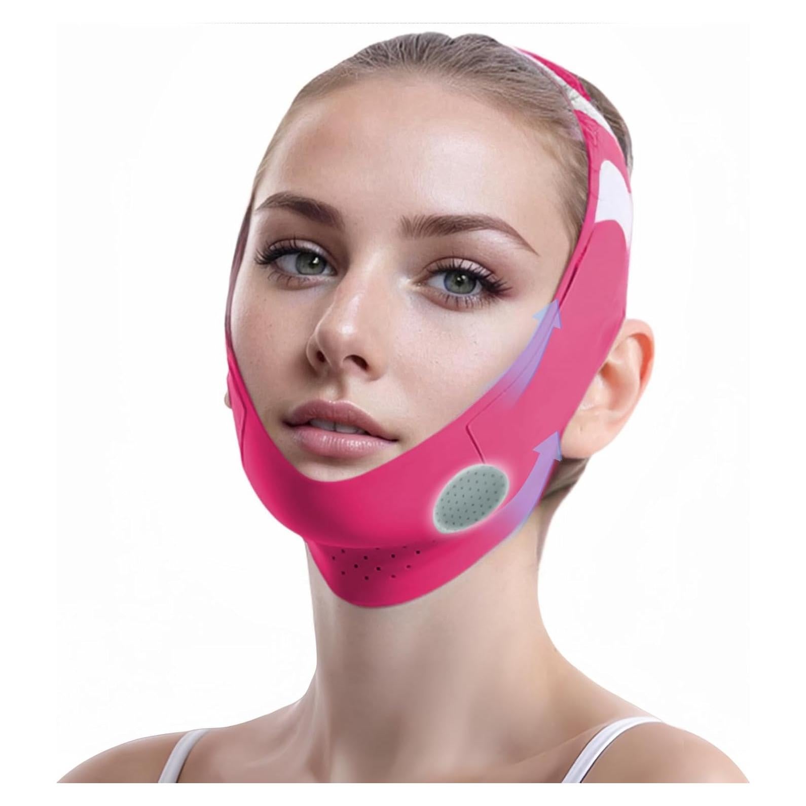 Máscara V-Line ROWMATE de Grafeno para Doble Papada - Pequeña Roja