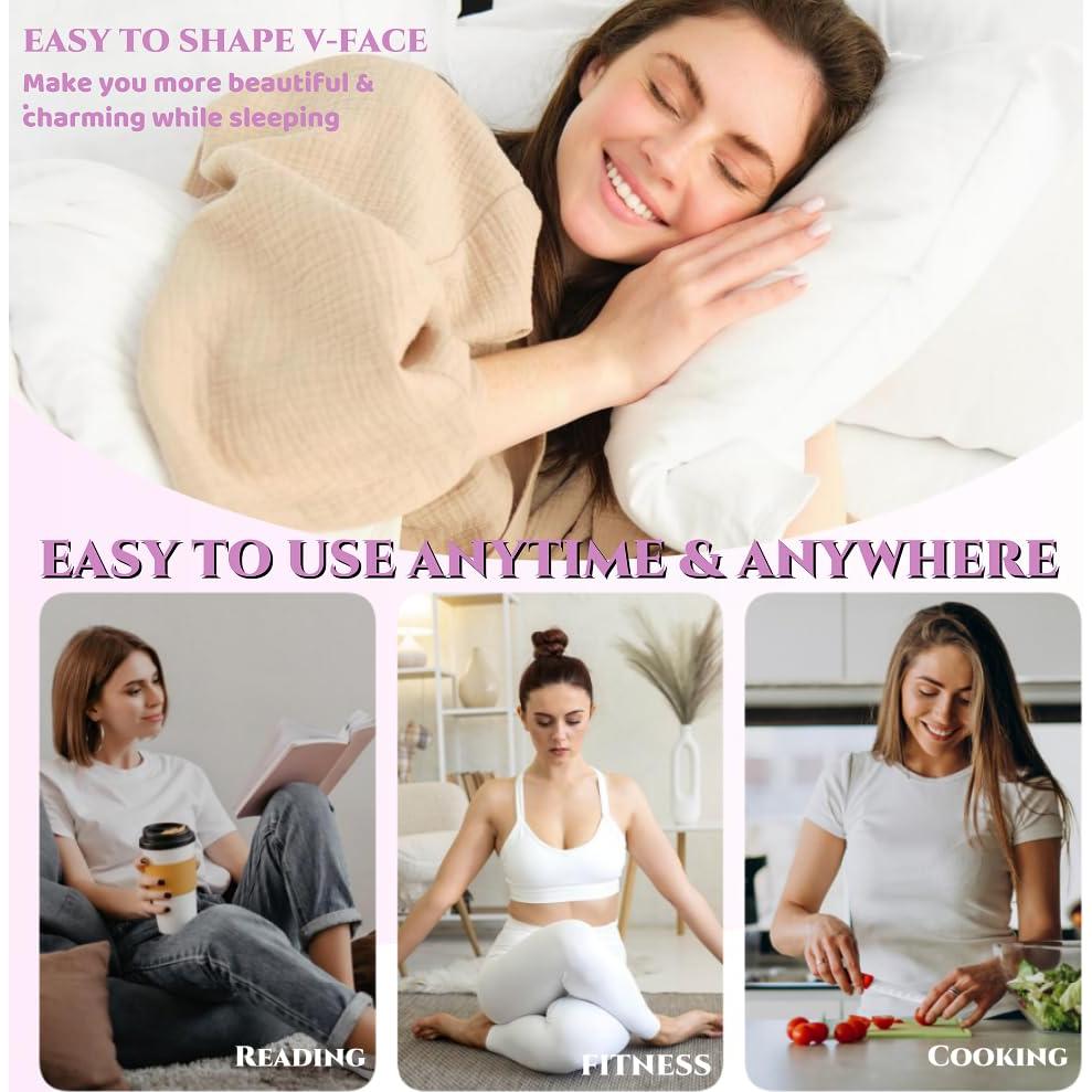 Máscara V-Line ROWMATE de Grafeno para Doble Papada - Pequeña Roja