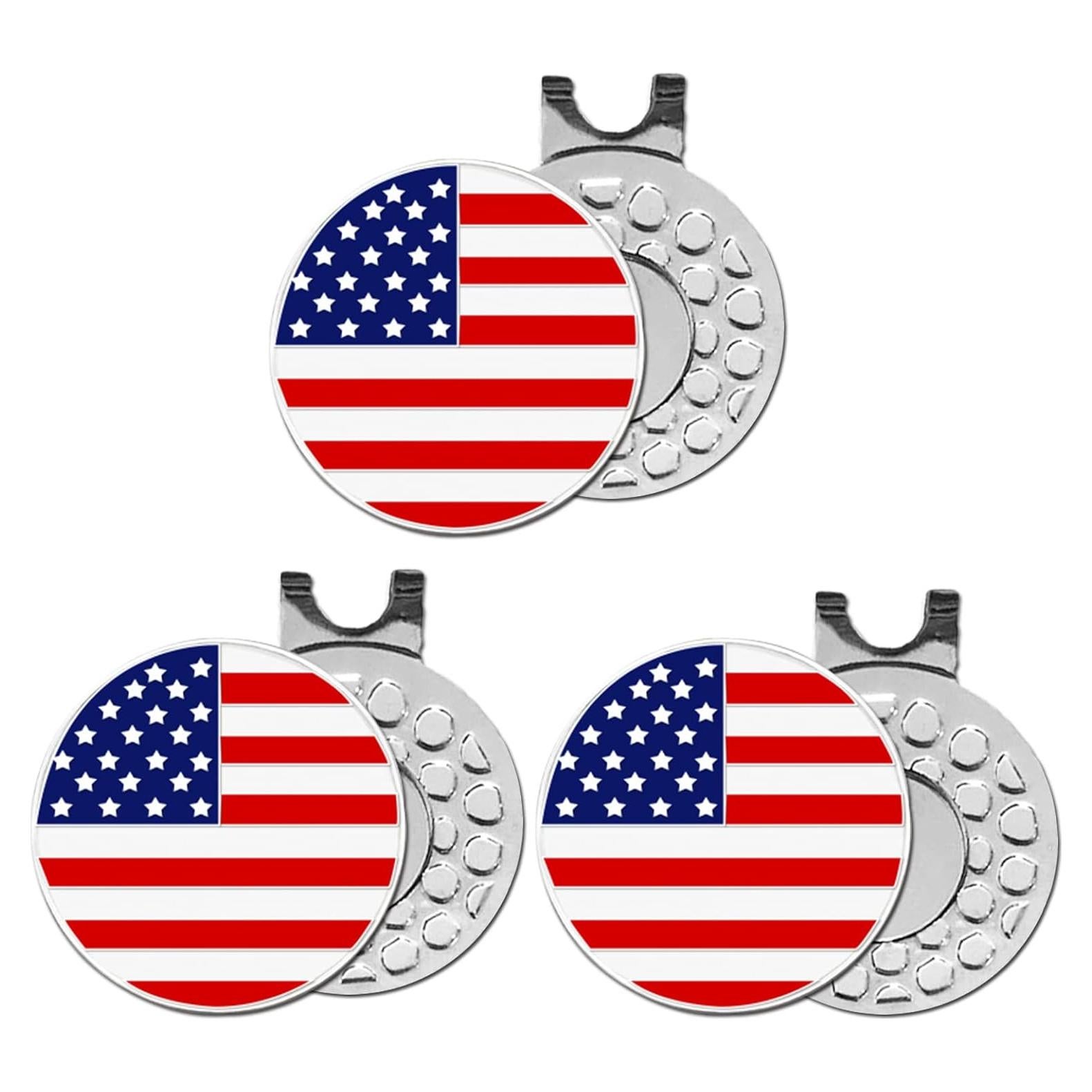 Marcadores de Pelota de Golf FINGER TEN con Clip para Sombrero