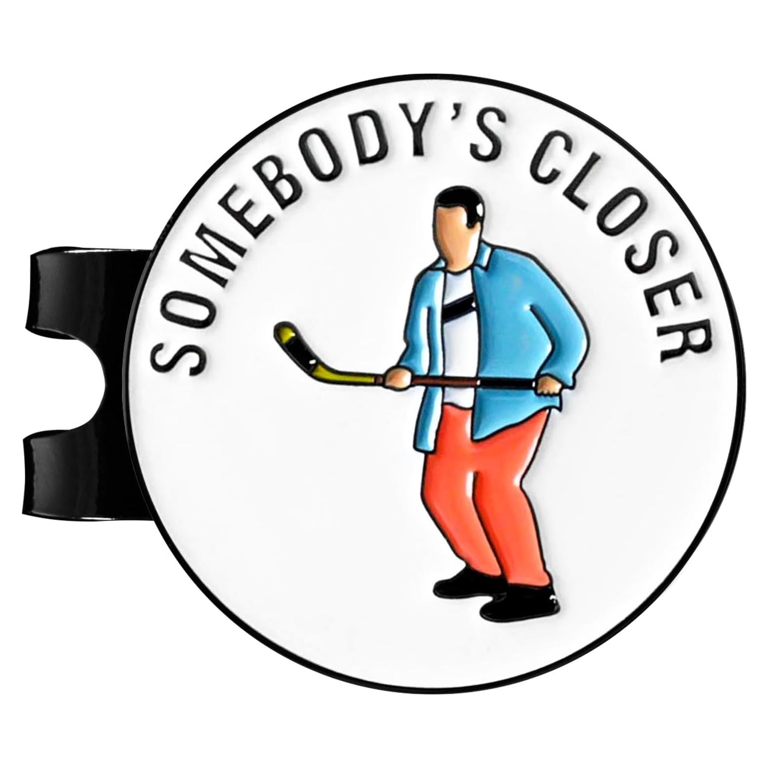 Marcador de Pelota de Golf ZEETY con Clip Magnético - Regalo Divertido