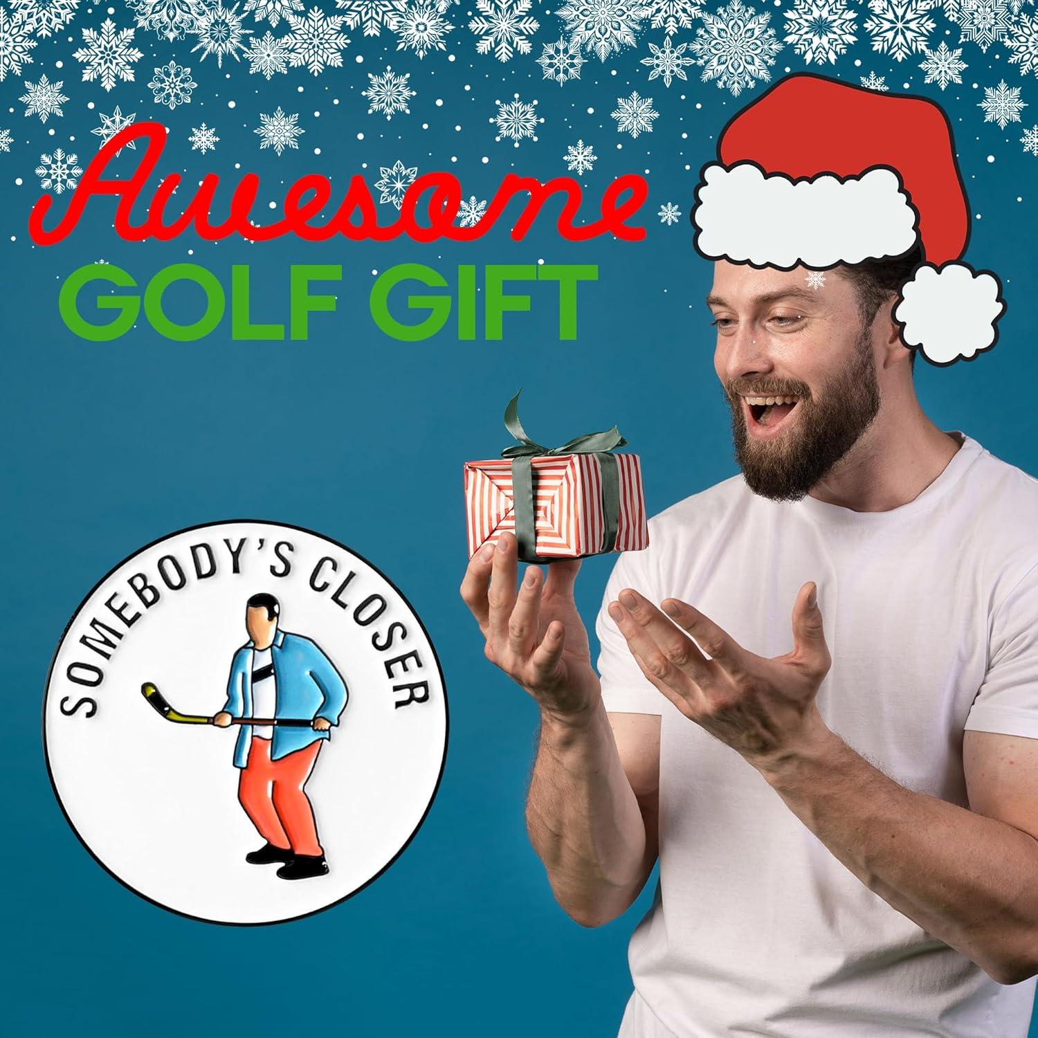 Marcador de Pelota de Golf ZEETY con Clip Magnético - Regalo Divertido