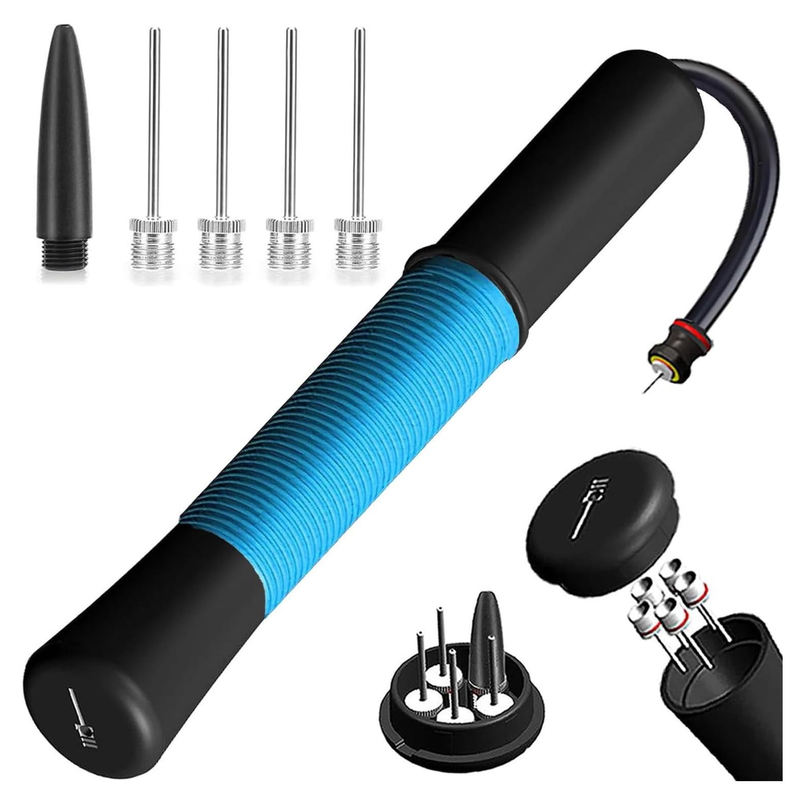 Bomba de Pelotas Manual Fenxyo con 5 Agujas y Almacenamiento