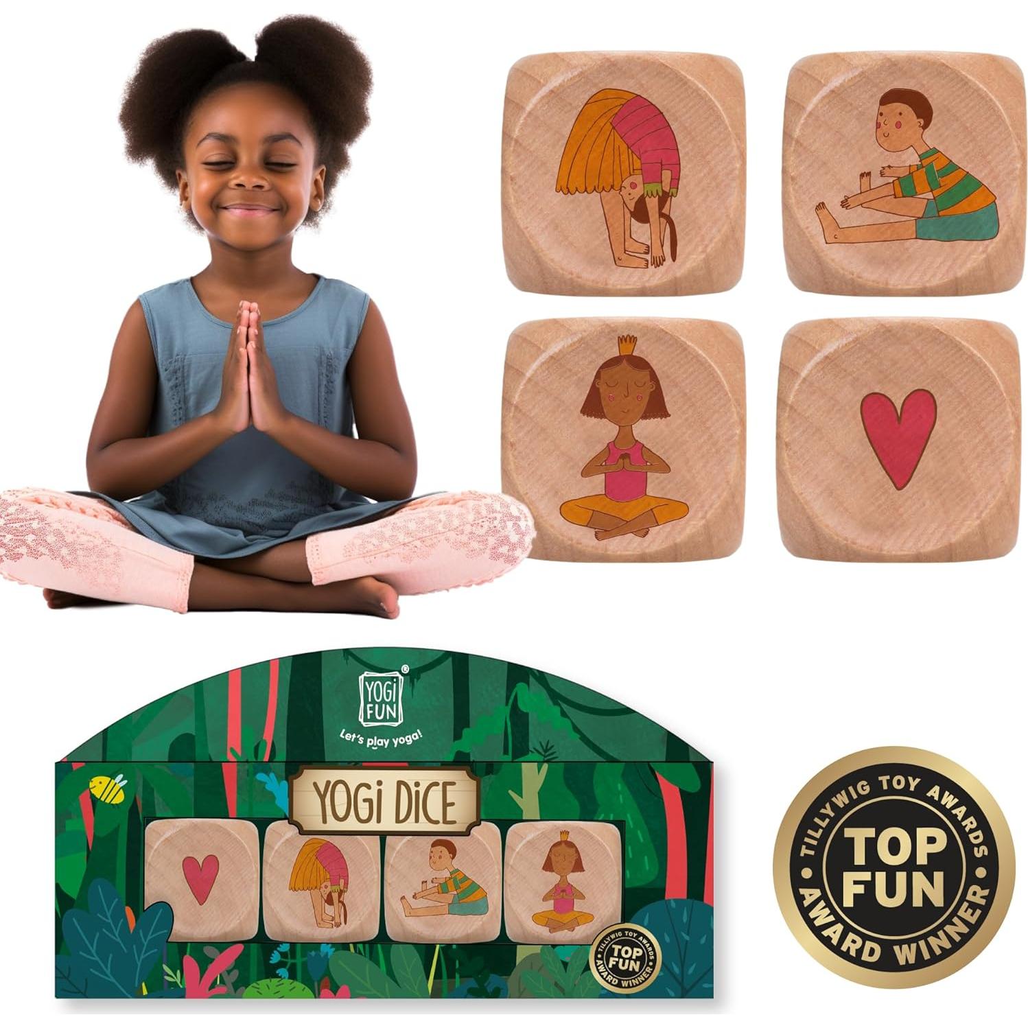 Juego de Dados de Yoga YOGi FUN para Niños - Desarrollo Físico y Emocional