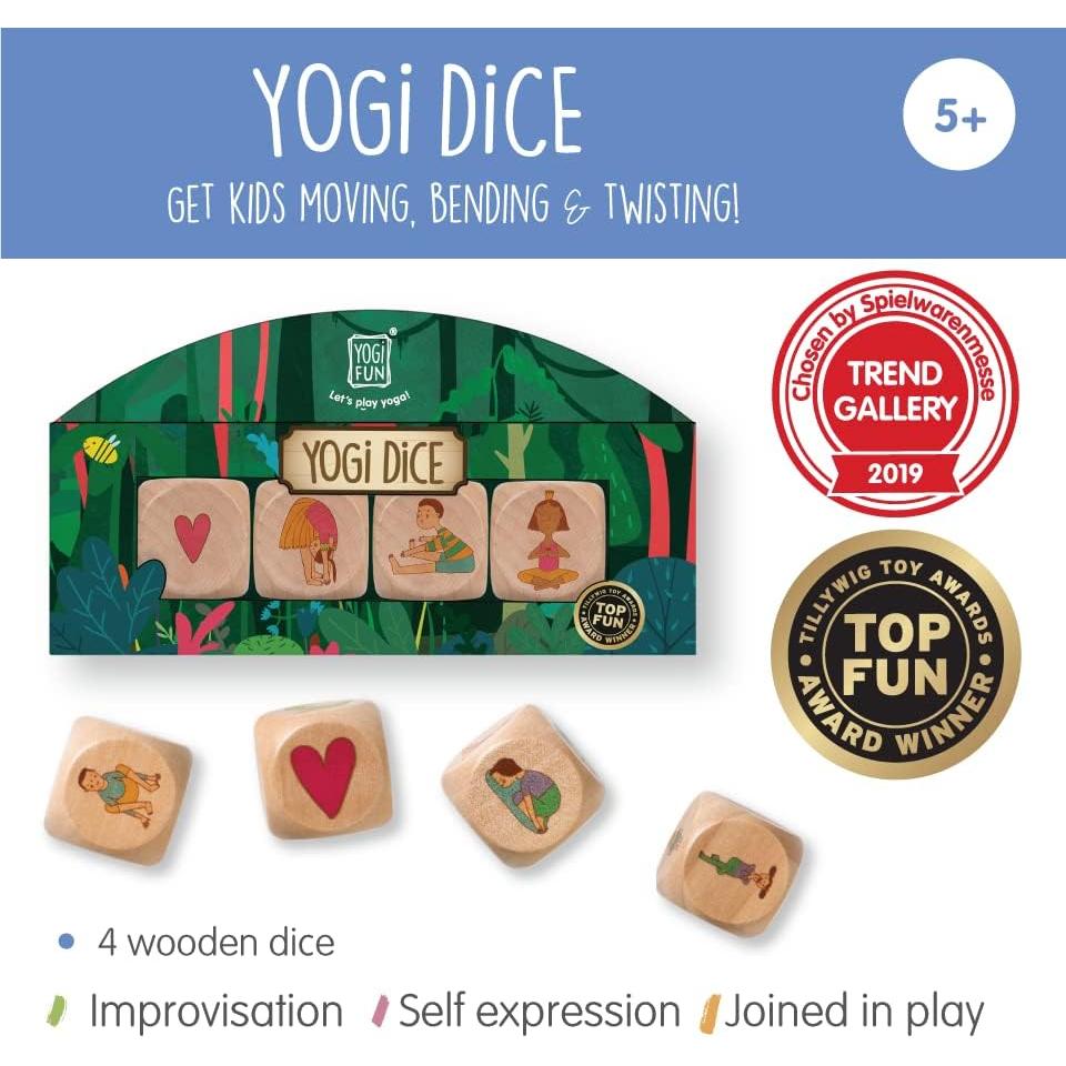 Juego de Dados de Yoga YOGi FUN para Niños - Desarrollo Físico y Emocional