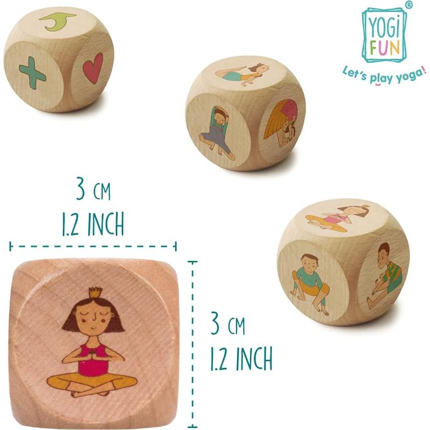 Juego de Dados de Yoga YOGi FUN para Niños - Desarrollo Físico y Emocional