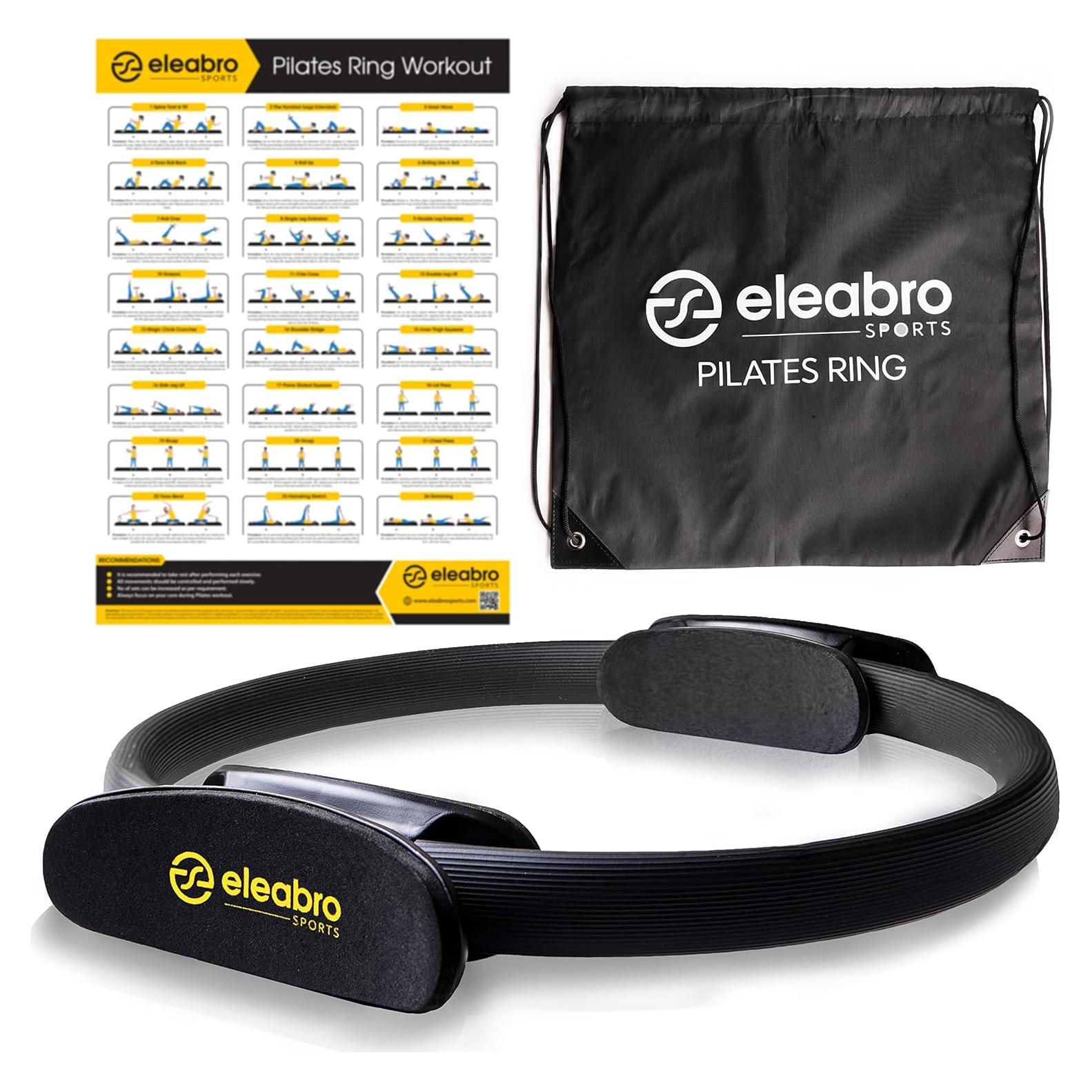 Anillo de Pilates Eleabro Sports 35.56 cm con Póster A1