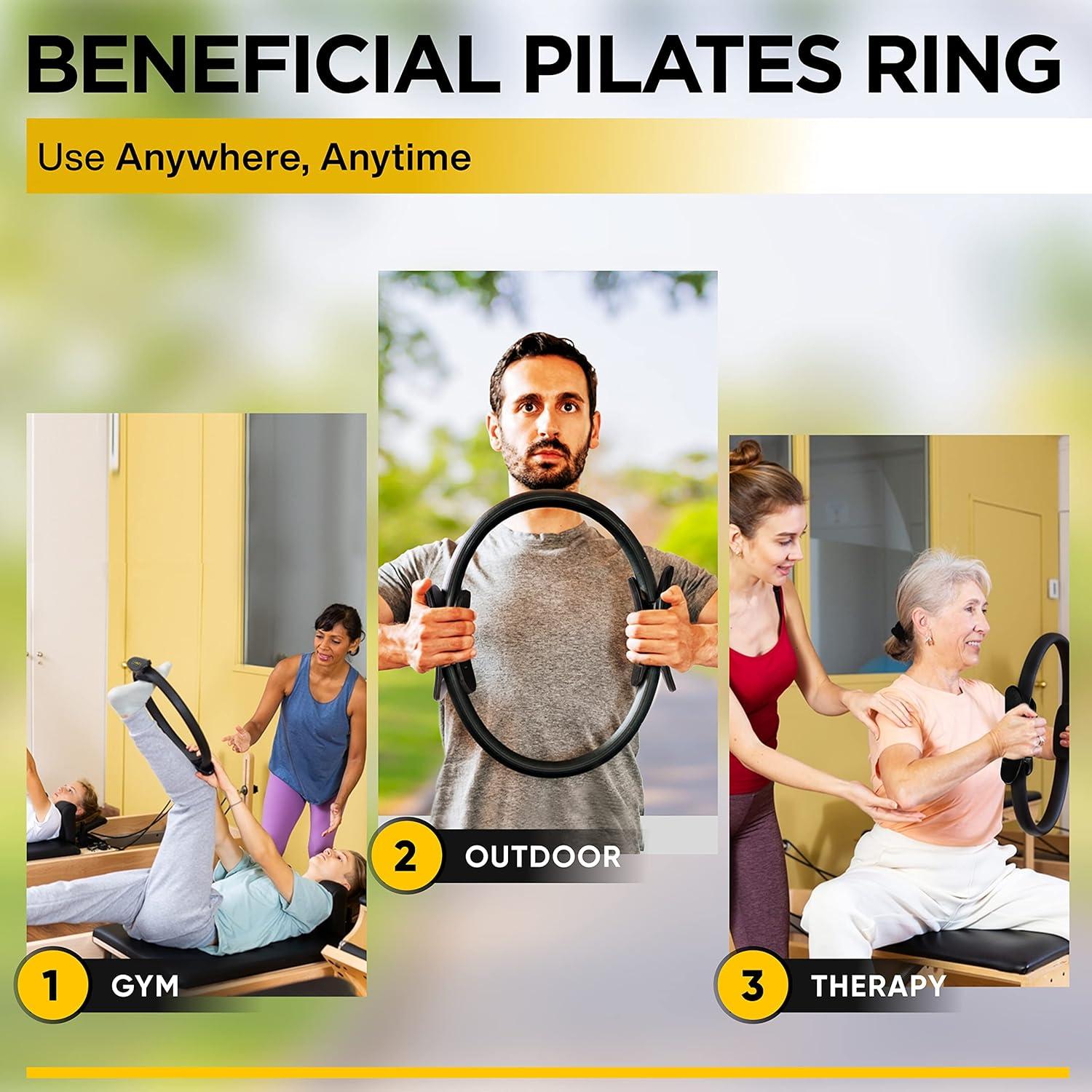 Anillo de Pilates Eleabro Sports 35.56 cm con Póster A1