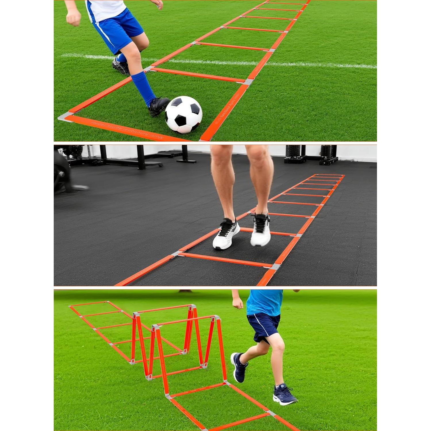 Escalera de Agilidad TONTATTA 4.6m 10 Peldaños Multiusos