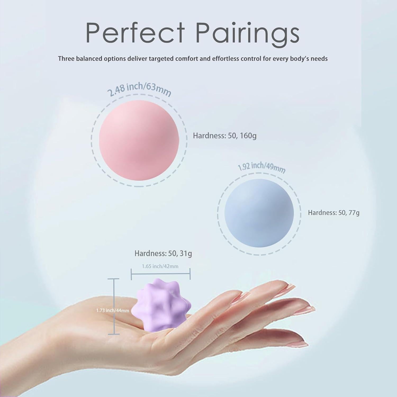 Pelotas de Masaje para Yoga JIEJUNJIE - Liberación Miofascial