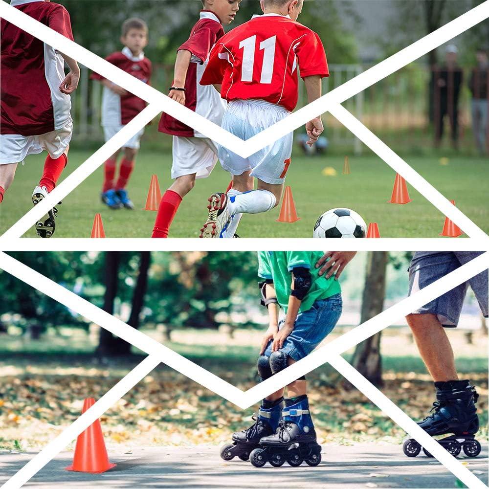 20 Conos de Agilidad Plástico Baaxxango 17.78 cm 5 Colores