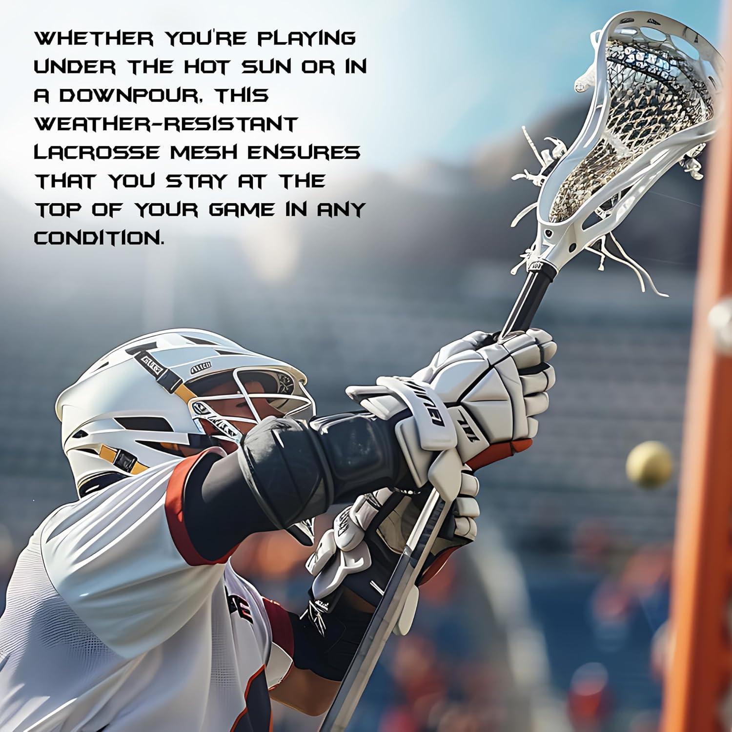 Malla de Lacrosse Semi-Suave Shark Lax - Alta Durabilidad y Control