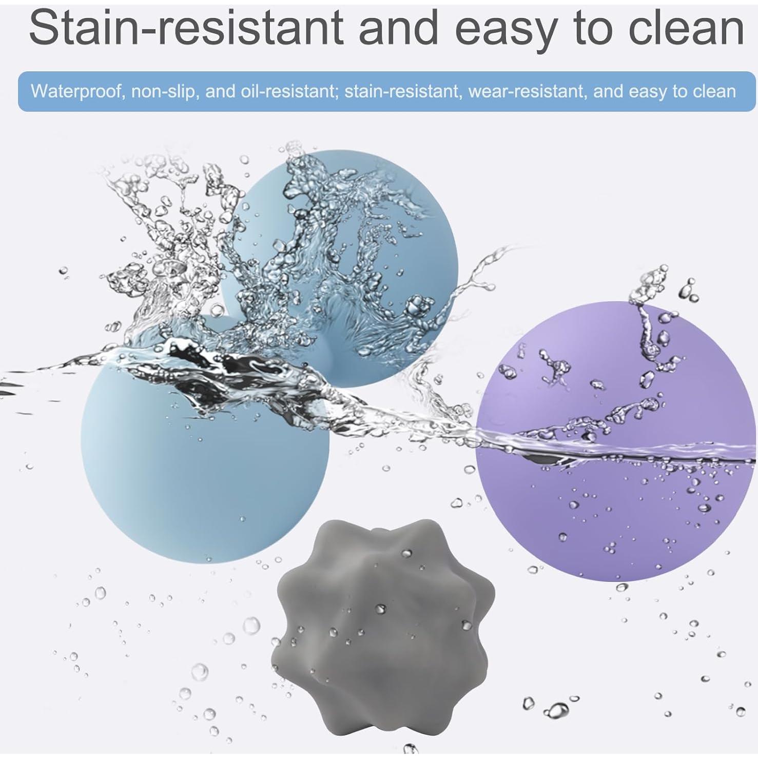 Juego de Pelotas de Masaje JIEJUNJIE - 3 Silicona Terapia