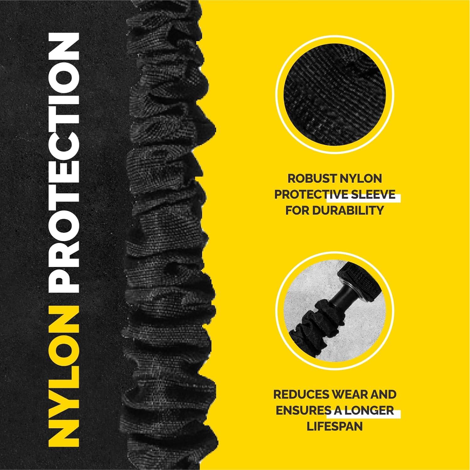 Juego de Bandas de Asistencia para Dominadas Tribe Lifting - 4 Bandas Ajustables de 22.68 kg