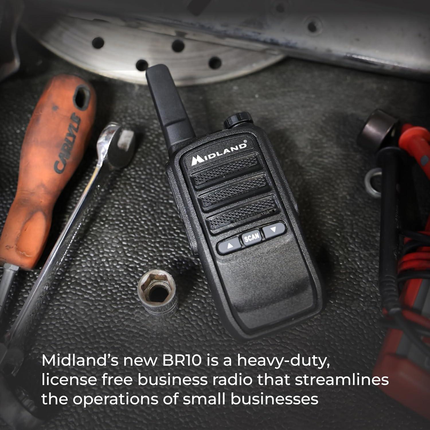 Walkie Talkies Midland BR10 FRS 2-Pack 2W Recargables