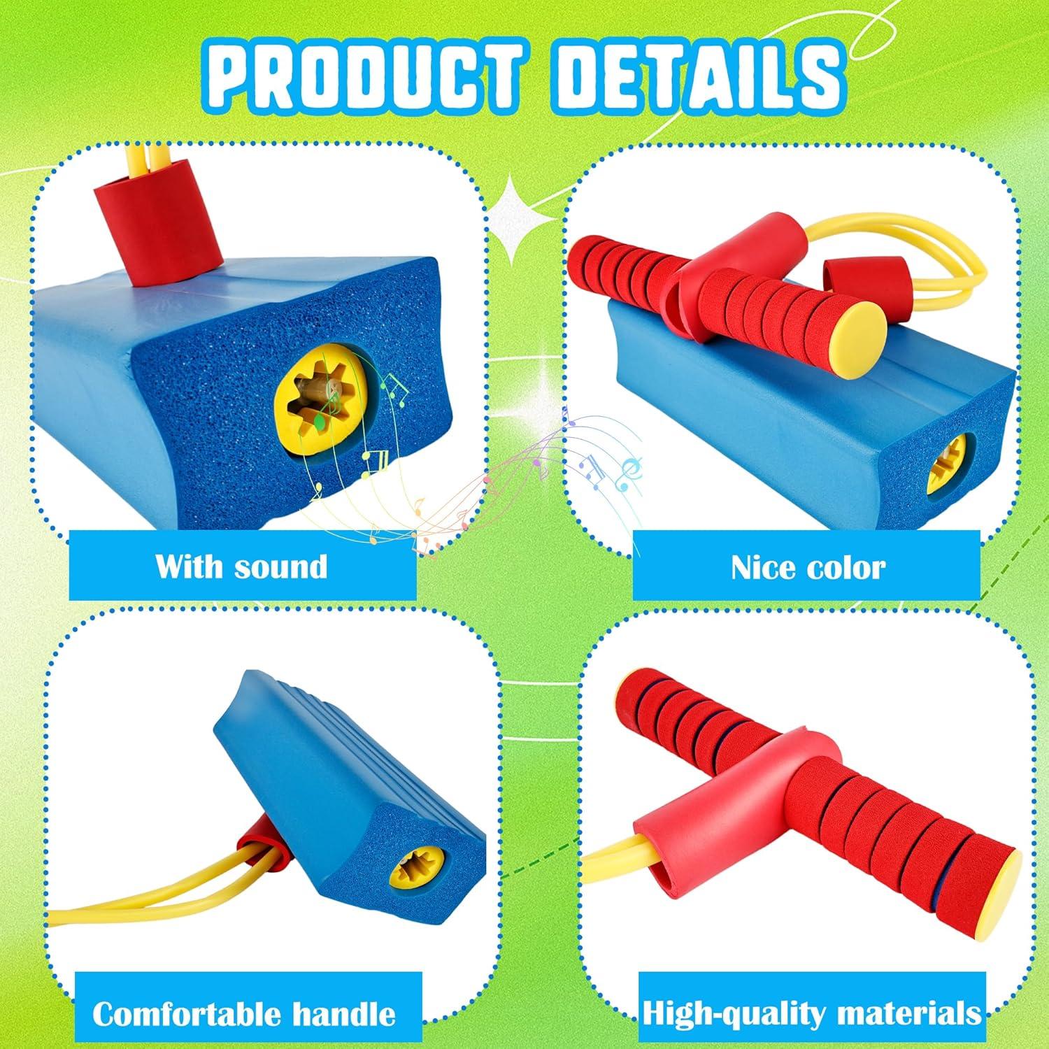 5 Piezas Palo de Salto Pogo Hoarost para Niños 20x9x6cm