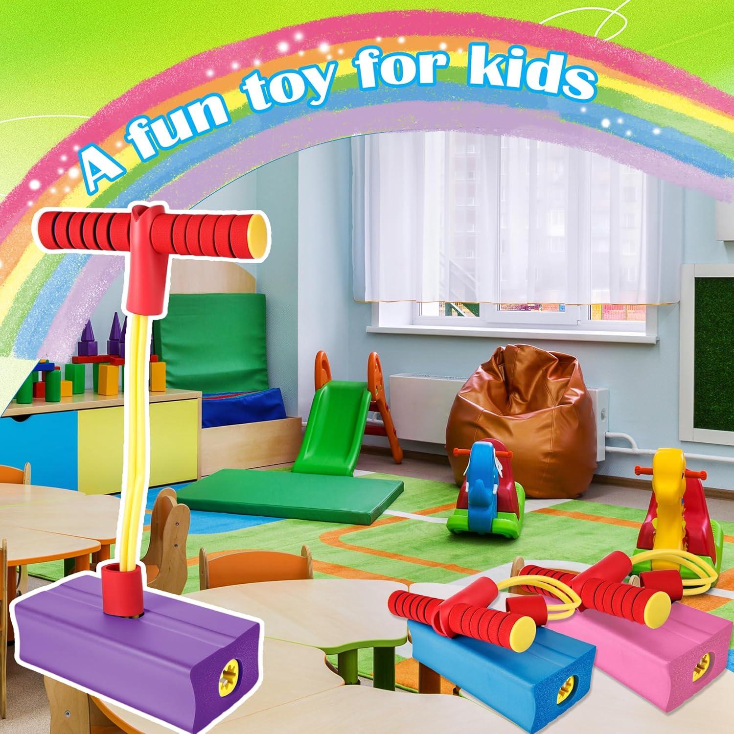 5 Piezas Palo de Salto Pogo Hoarost para Niños 20x9x6cm