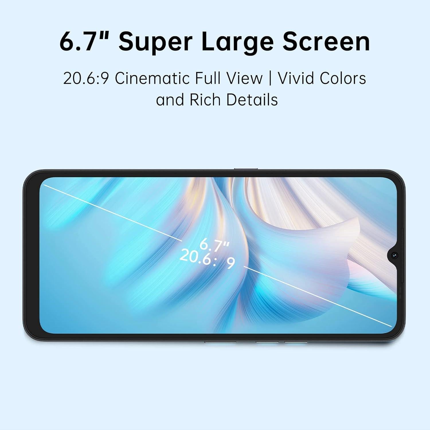 Smartphone UMIDIGI A13S 4GB RAM 64GB Negro Pantalla 6.7"