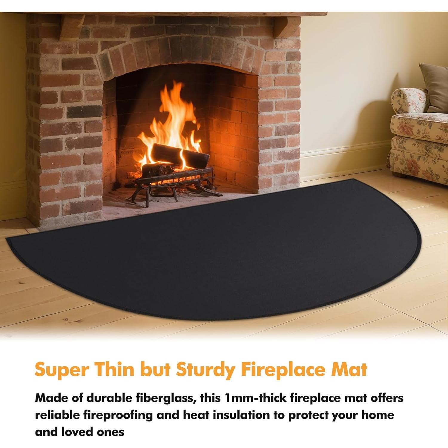 Alfombrilla para Chimenea TOHONFOO 106.68 x 60.96 cm Antideslizante