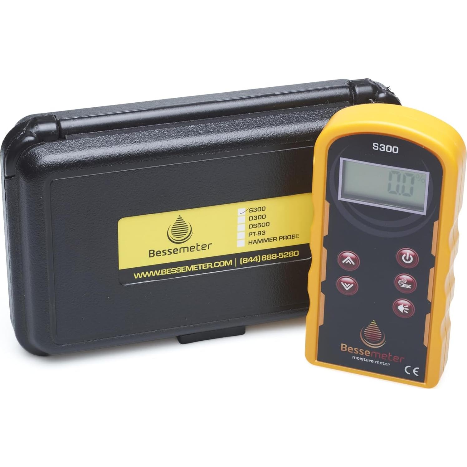 Medidor de Humedad de Madera Bessemeter S300 - Sin Clavos