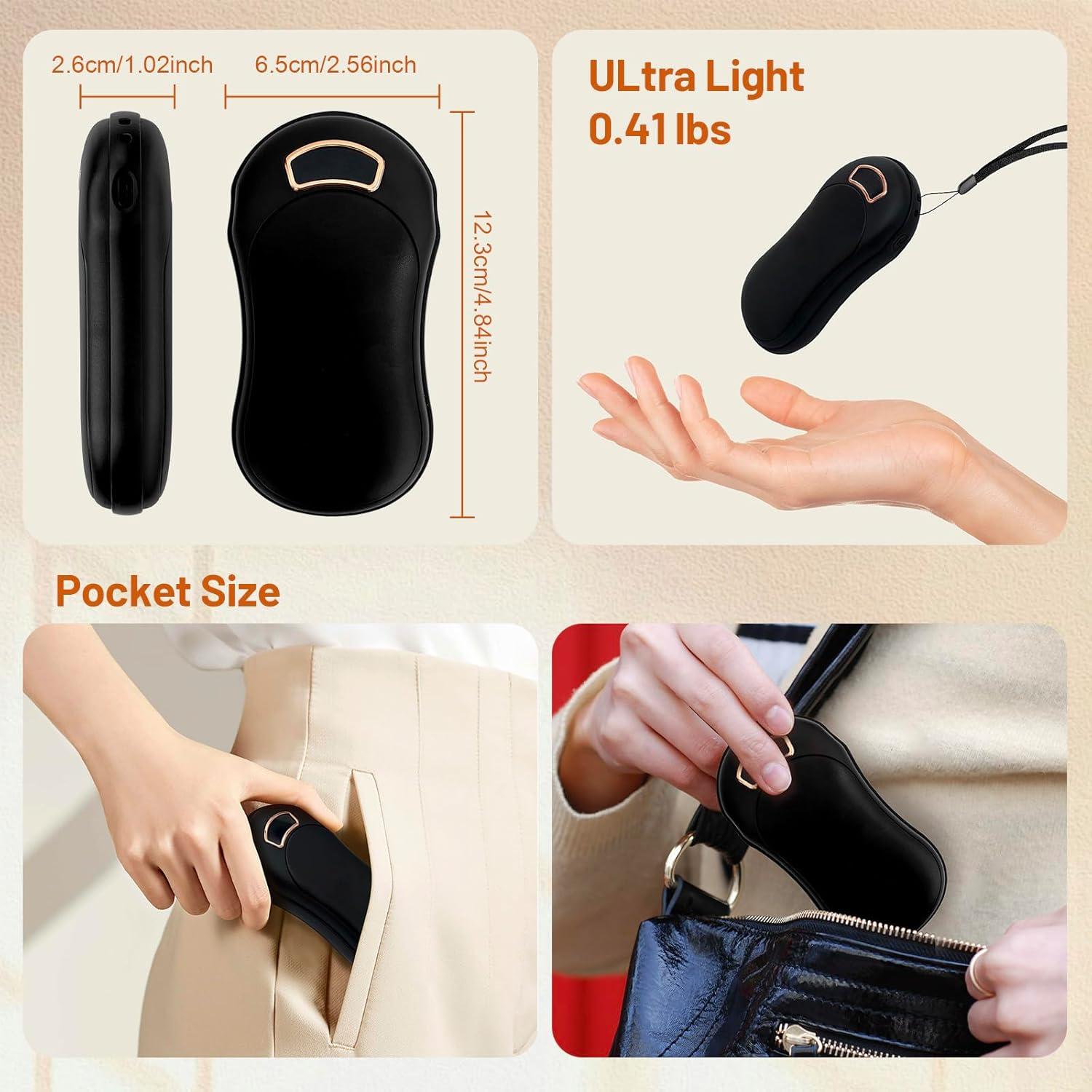 Calentador de Manos Eléctrico Belovedone 8000mAh Portátil