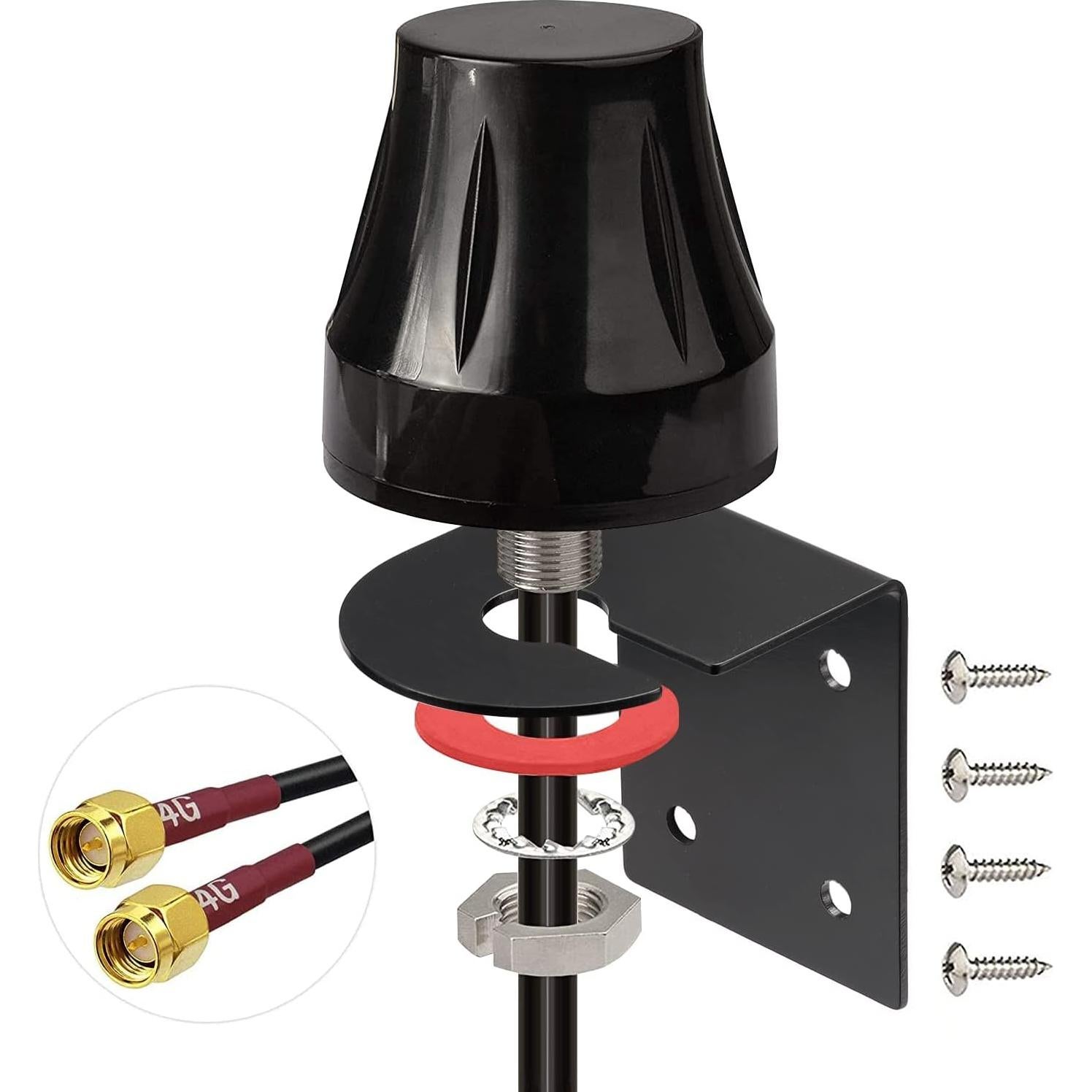 Antena MIMO 4G LTE Bingfu SMA Masculino 3dBi Impermeable