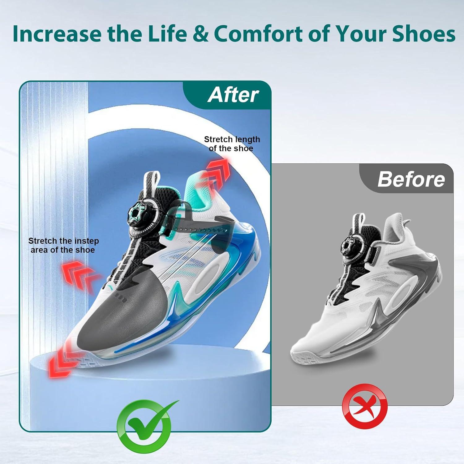 Estiradores de Zapatos Plásticos EchoDone - 10 Pares Ajustables