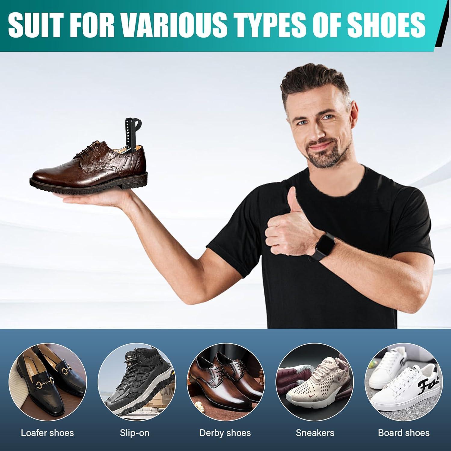 Estiradores de Zapatos Plásticos EchoDone - 10 Pares Ajustables