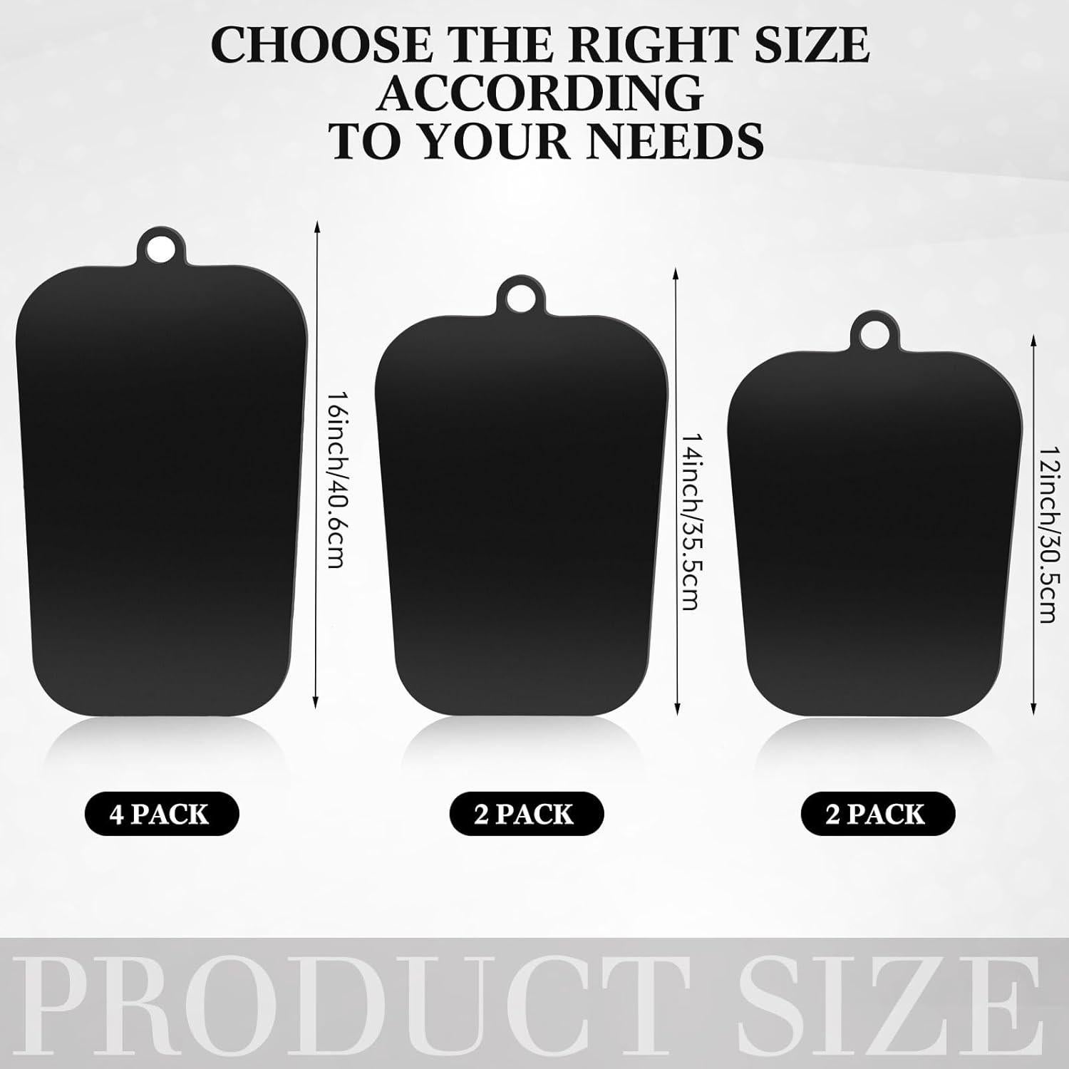 Inserciones de Forma para Botas Negras - 8 Pcs Multitamaño