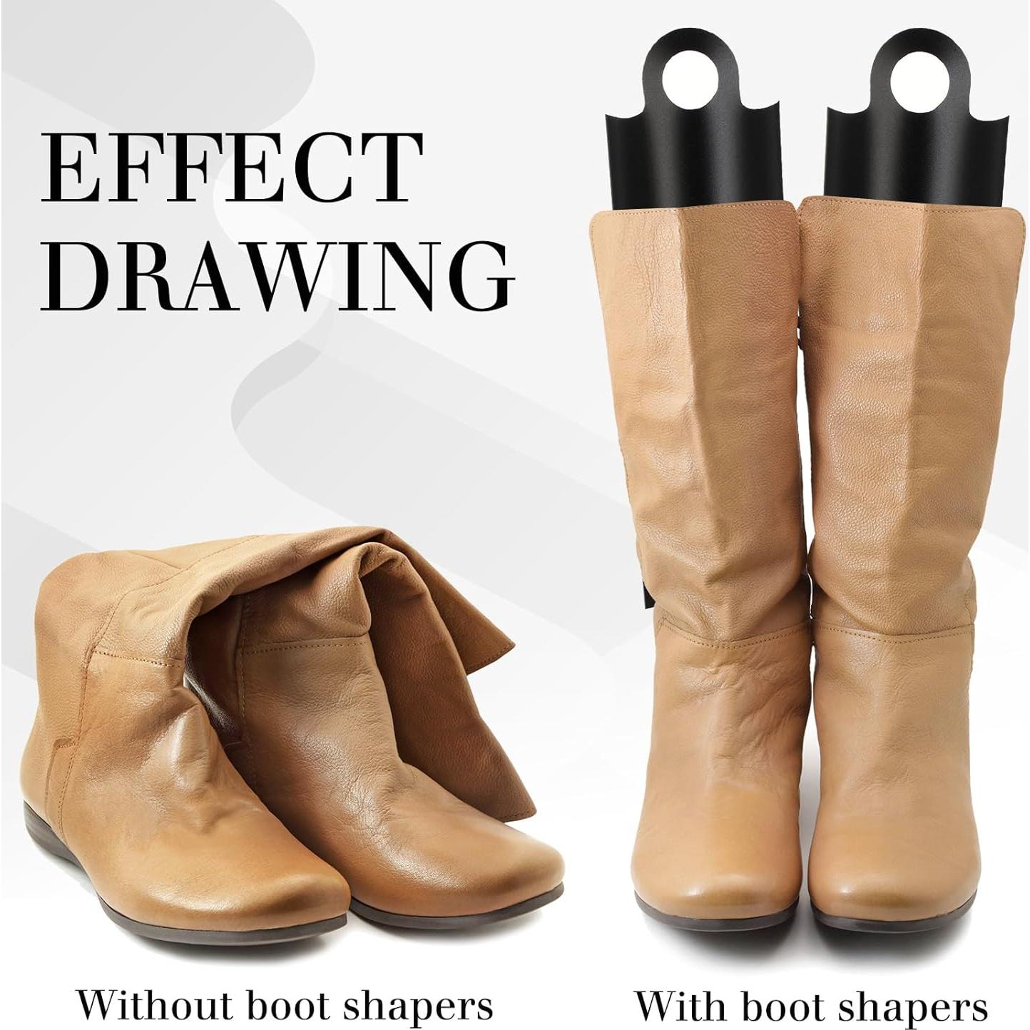 Inserciones de Forma para Botas Negras - 8 Pcs Multitamaño