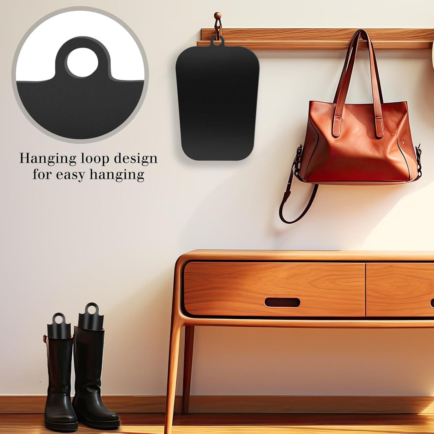 Inserciones de Forma para Botas Negras - 8 Pcs Multitamaño