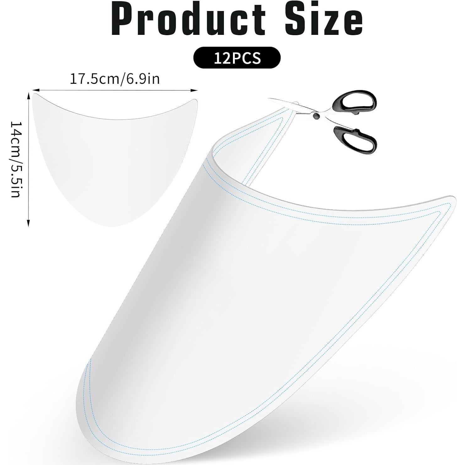 Formadores de Zapatos Transparentes MBAIYO 12 Piezas Ajustables