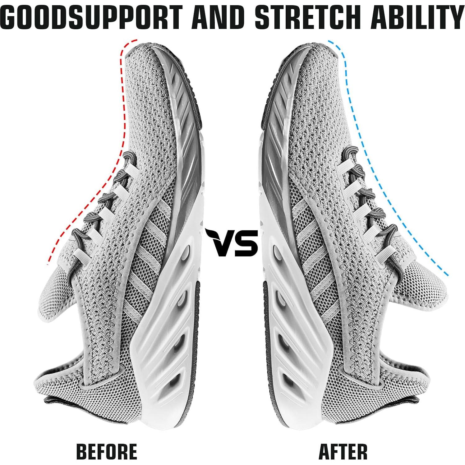 Formadores de Zapatos Transparentes MBAIYO 12 Piezas Ajustables