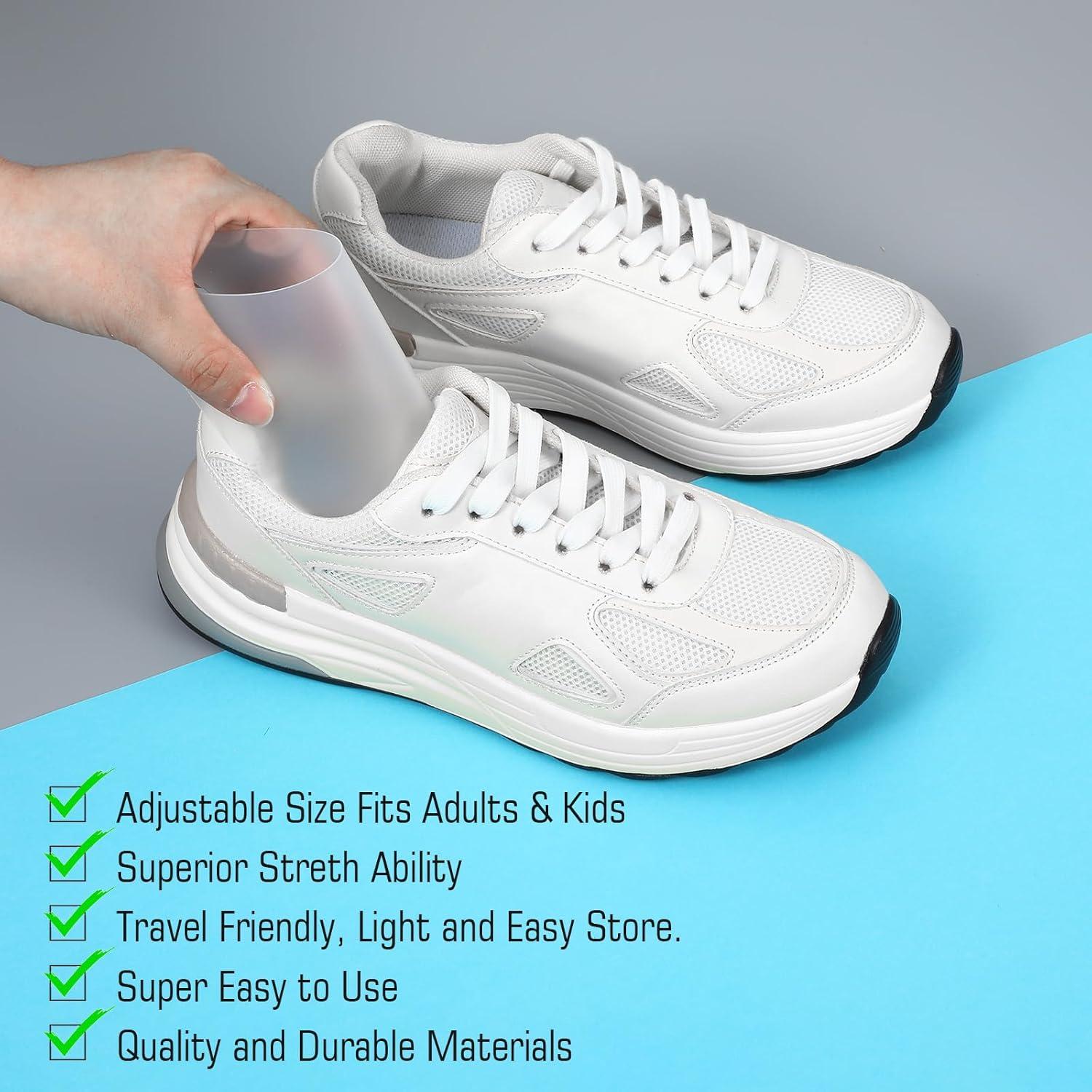 Formadores de Zapatos Transparentes MBAIYO 12 Piezas Ajustables