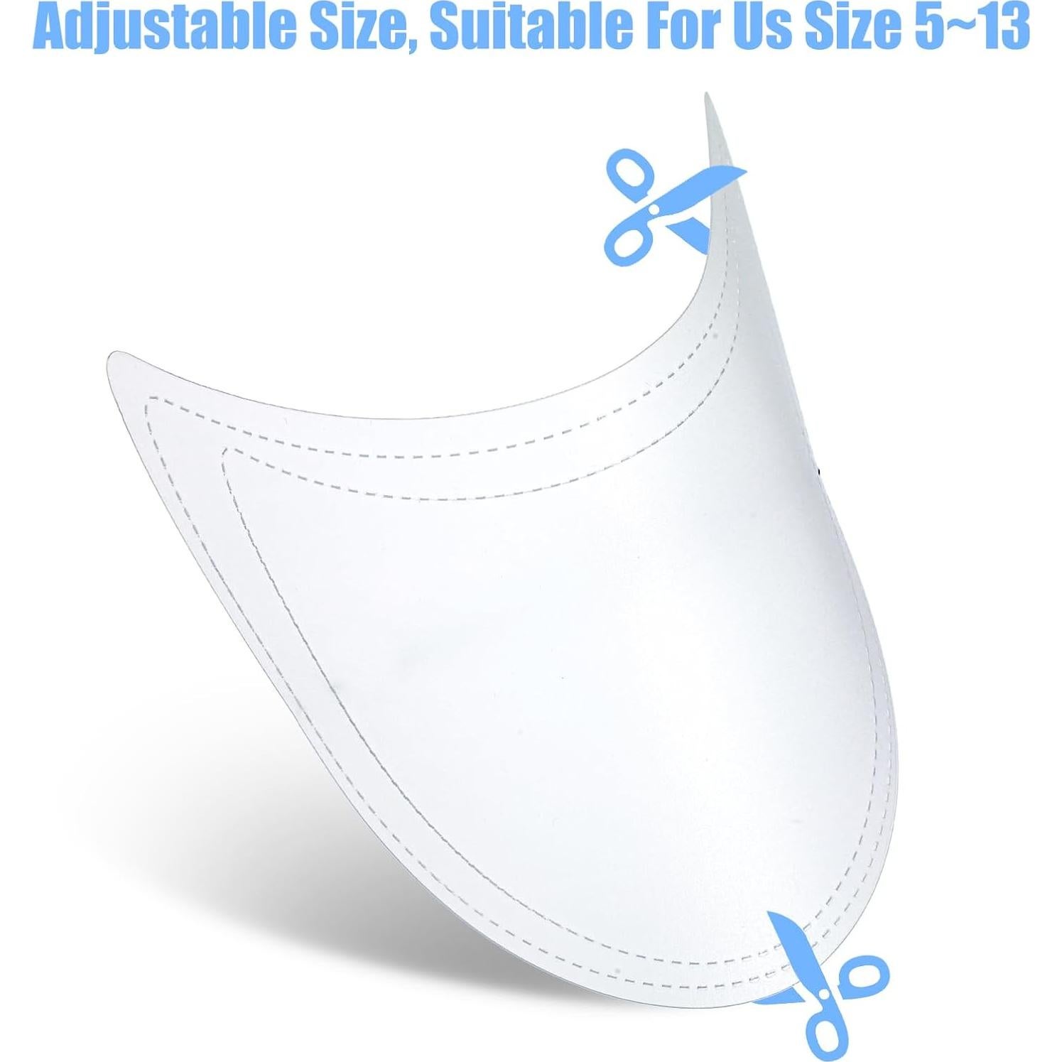 16 Estiradores de Zapatos Xinjoduz Ajustables Transparentes